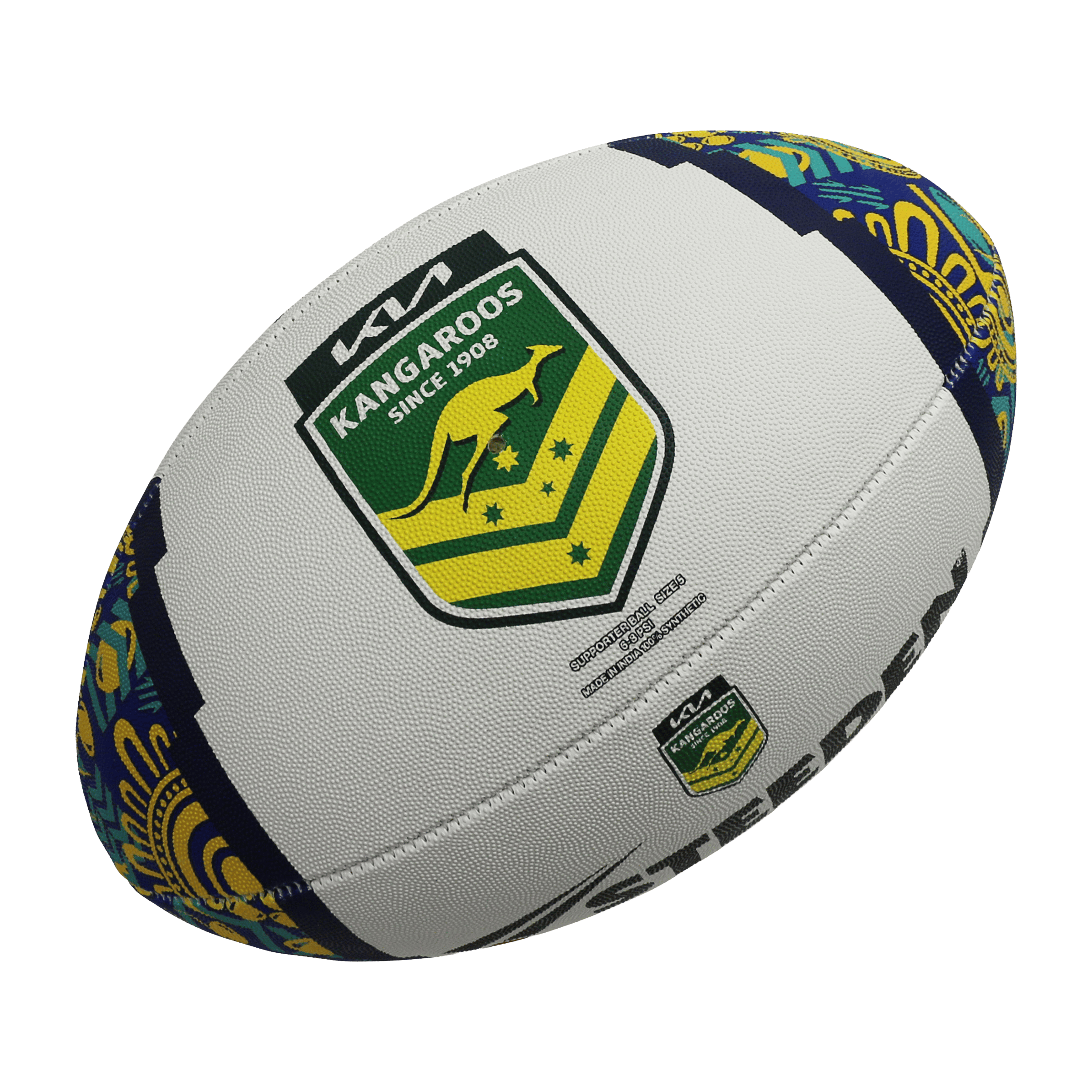 Steeden 2026 Kangaroos Rugby League World Cup Supporter Ball (Size 5)