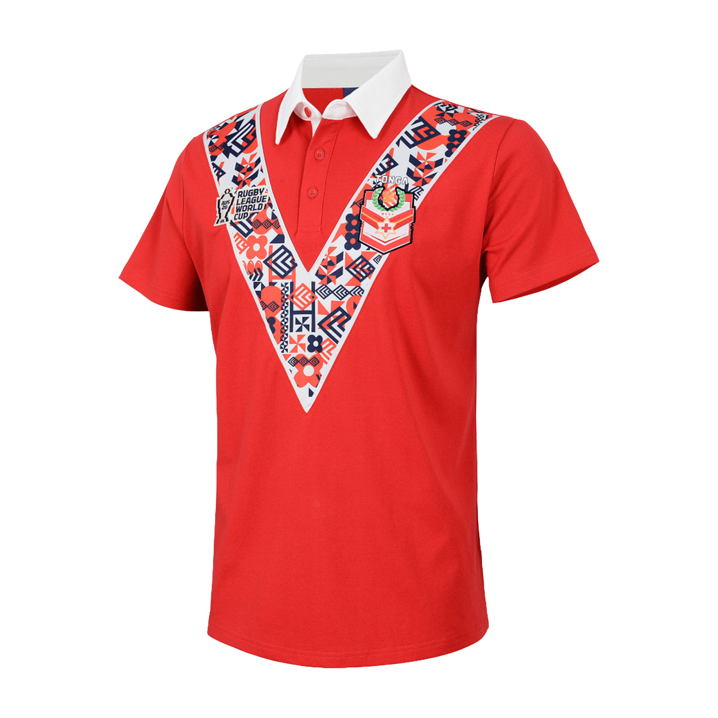 Mens Tidwell RLWC 2026 Tonga Support Rugby Jersey
