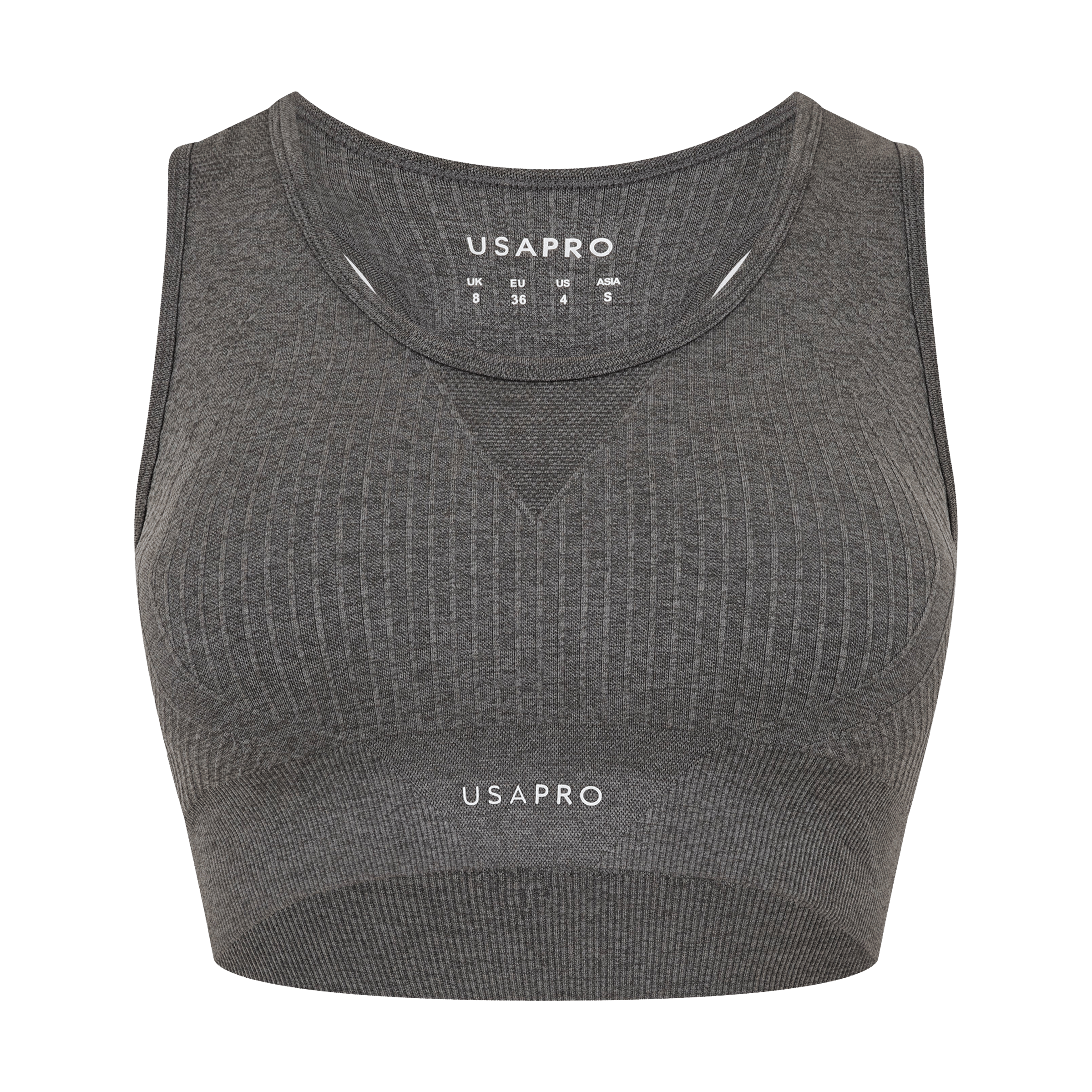 USA Pro Seamless Crop Sports Bra