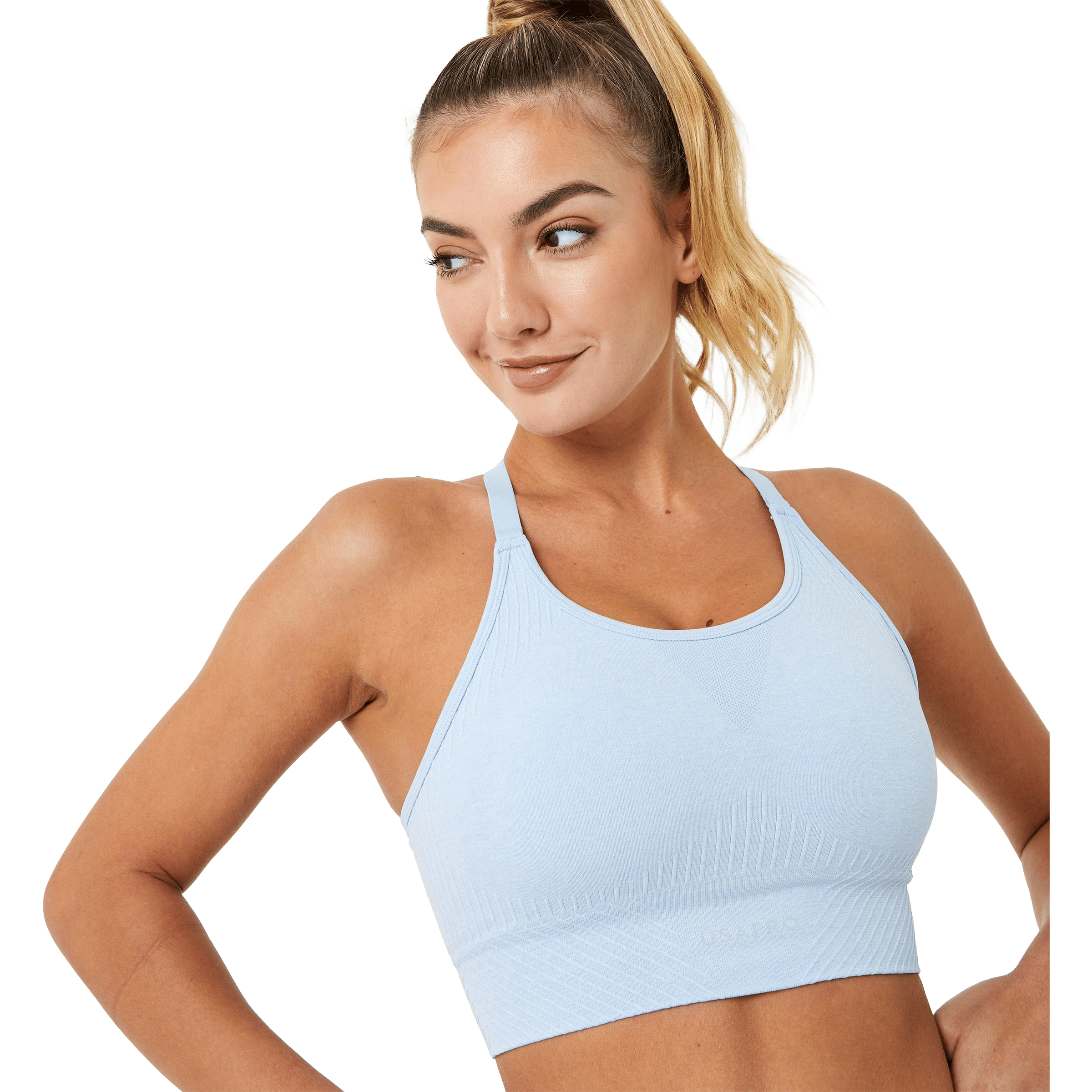 USA Pro Seamless Adjustable Sports Bra