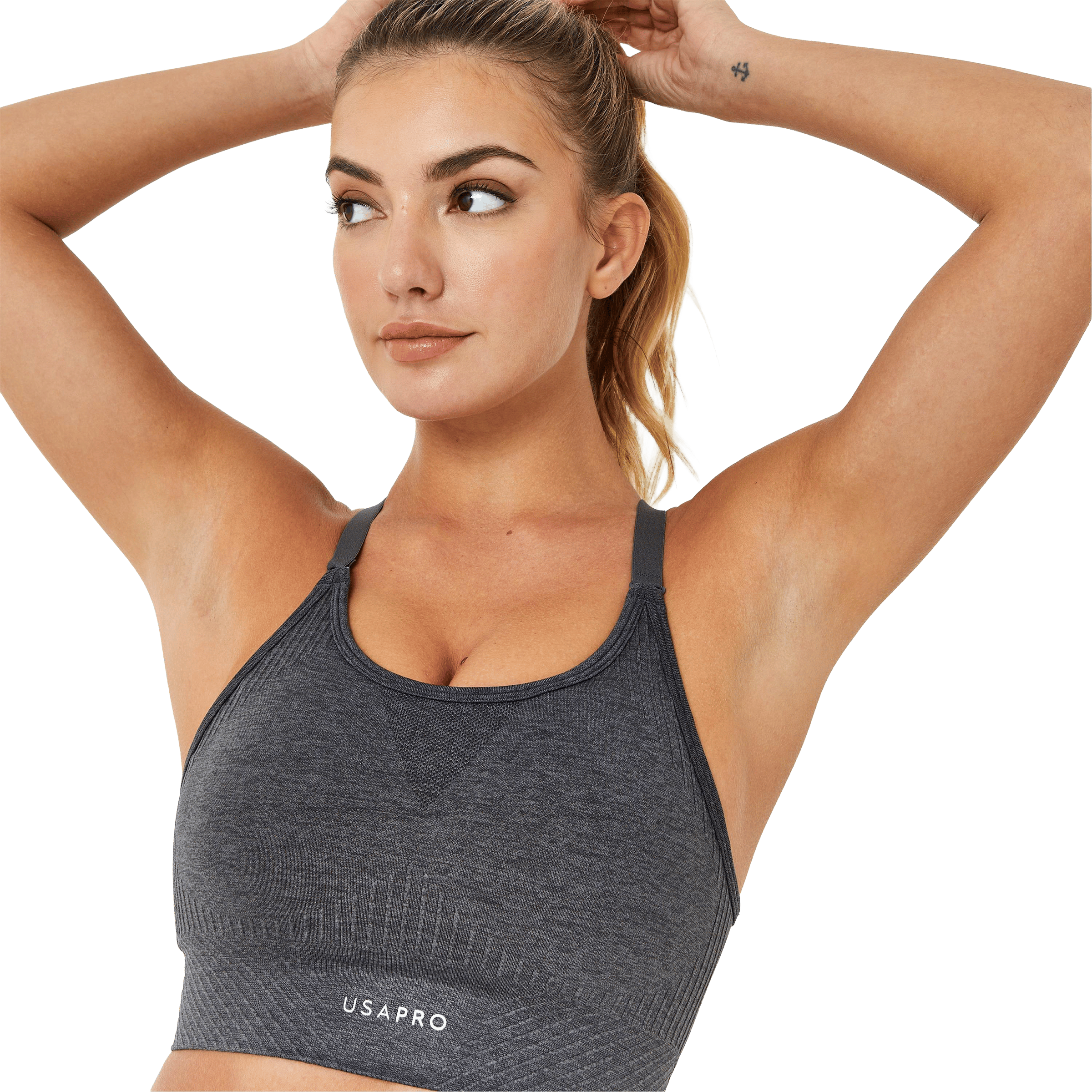 USA Pro Seamless Adjustable Sports Bra