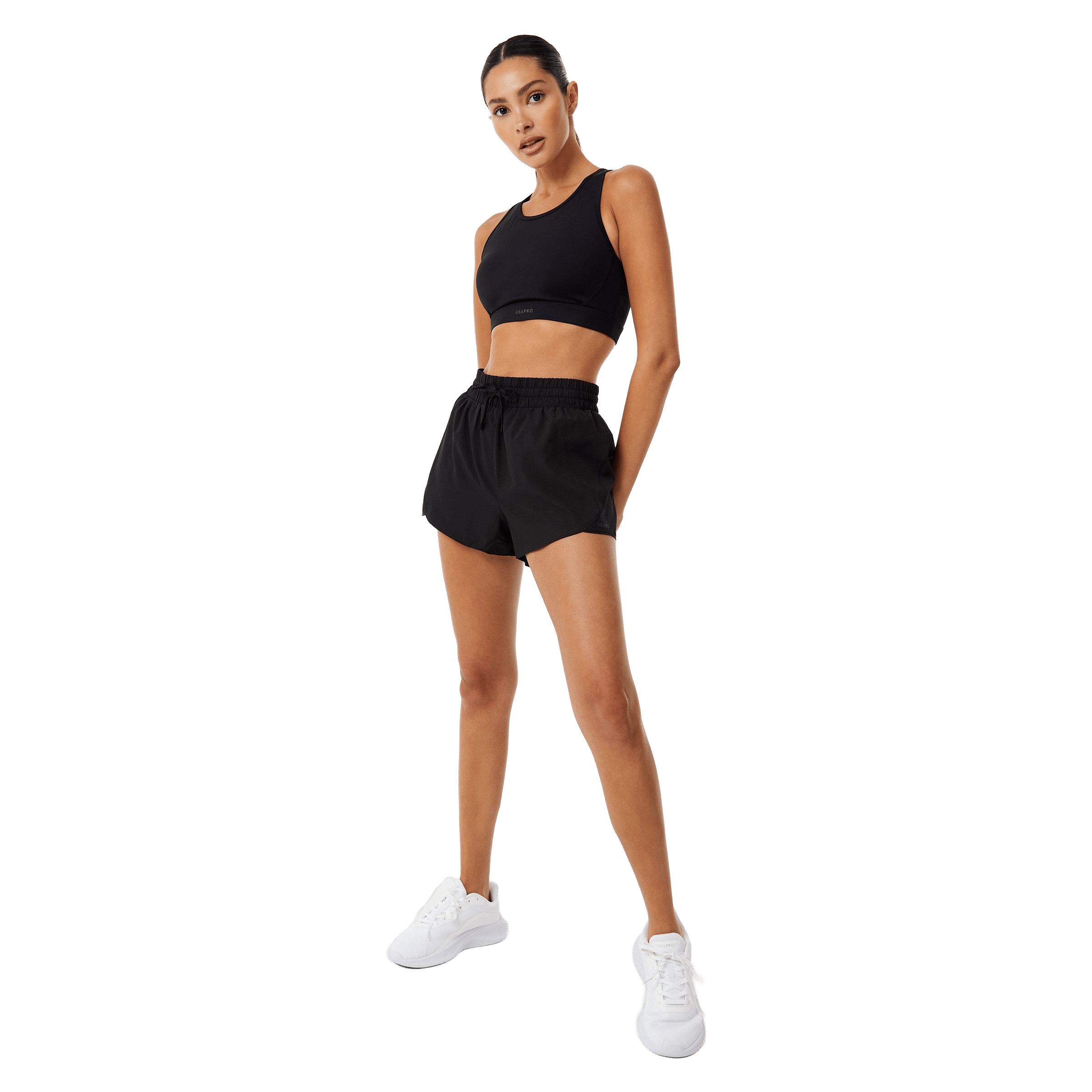 Womens USA Pro 2-in-1 Running Shorts