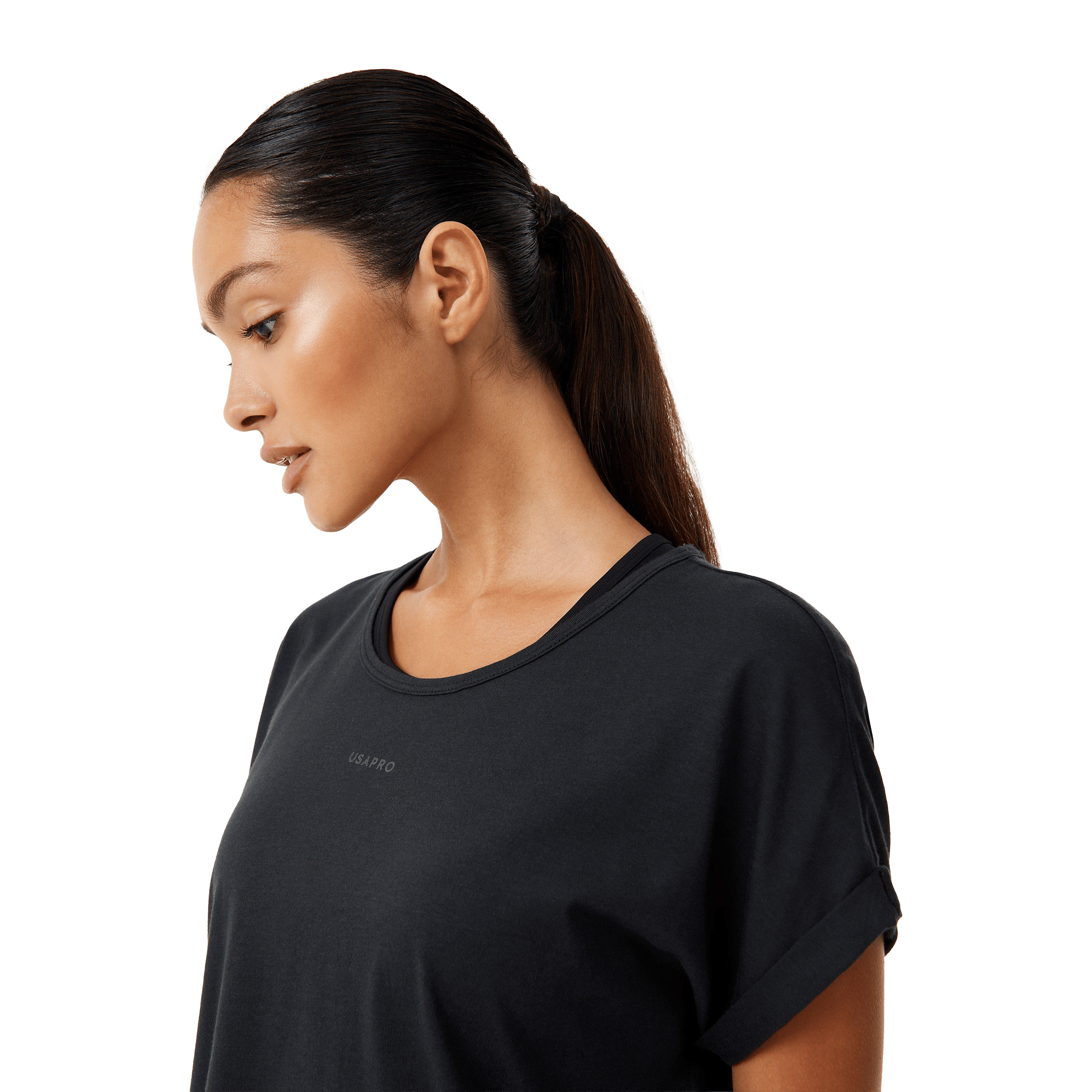 Womens USA Pro Short Sleeve Sports Tee