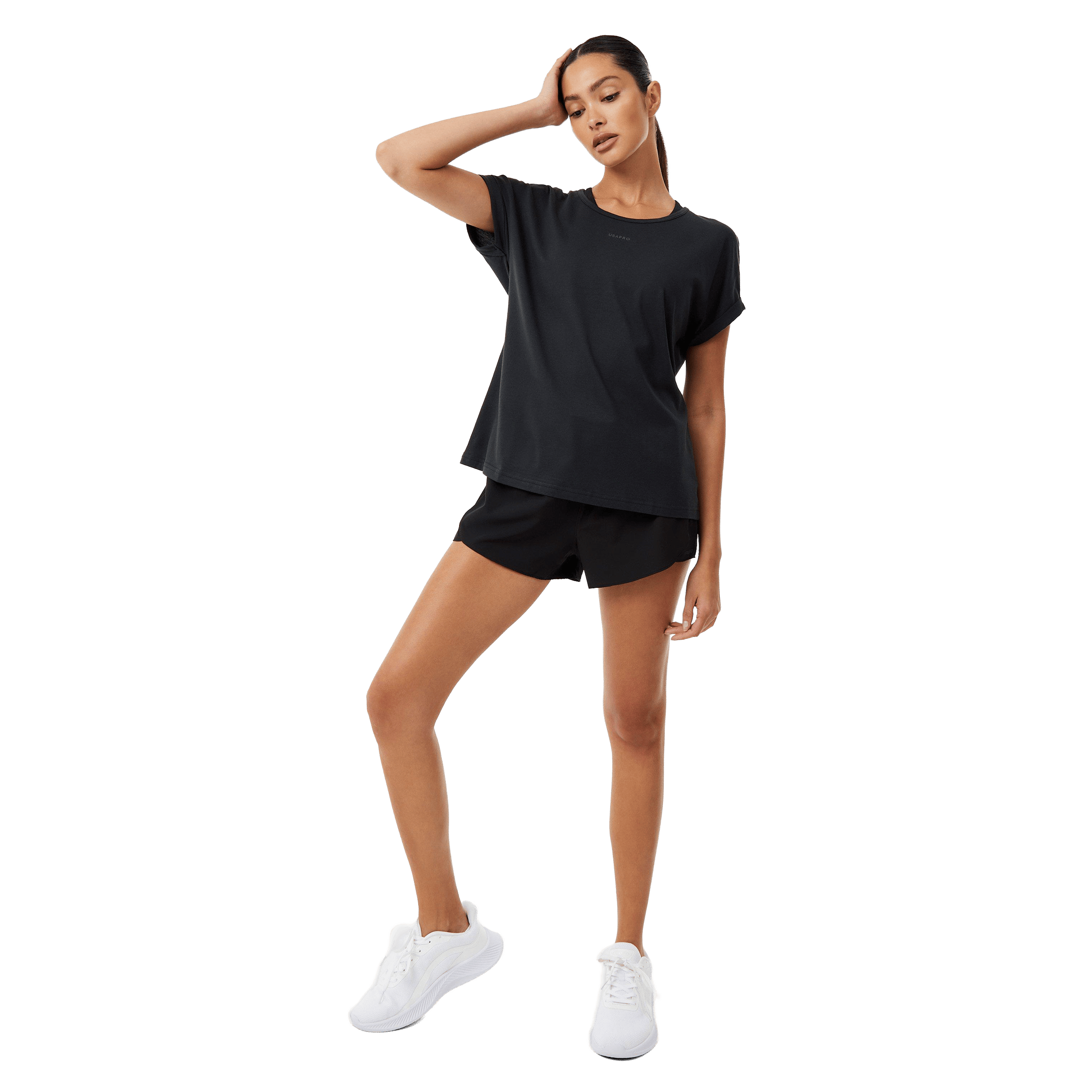 Womens USA Pro Short Sleeve Sports Tee