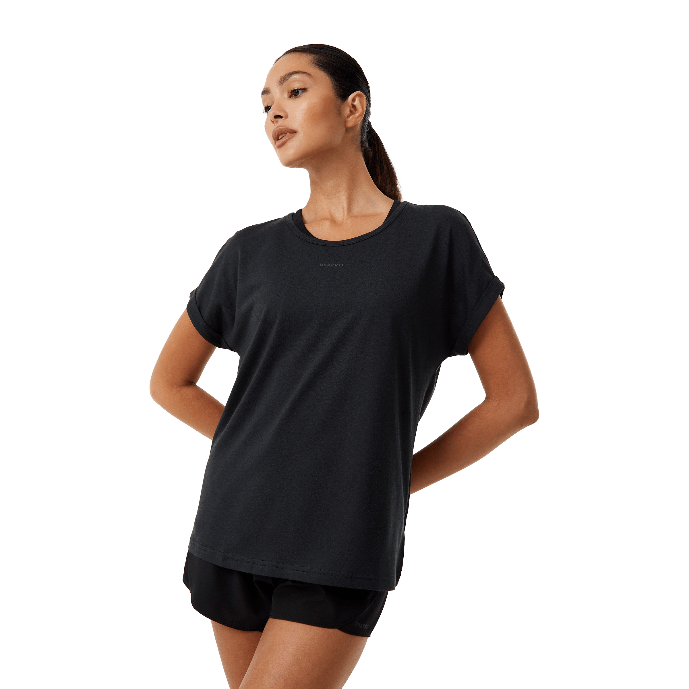 Womens USA Pro Short Sleeve Sports Tee