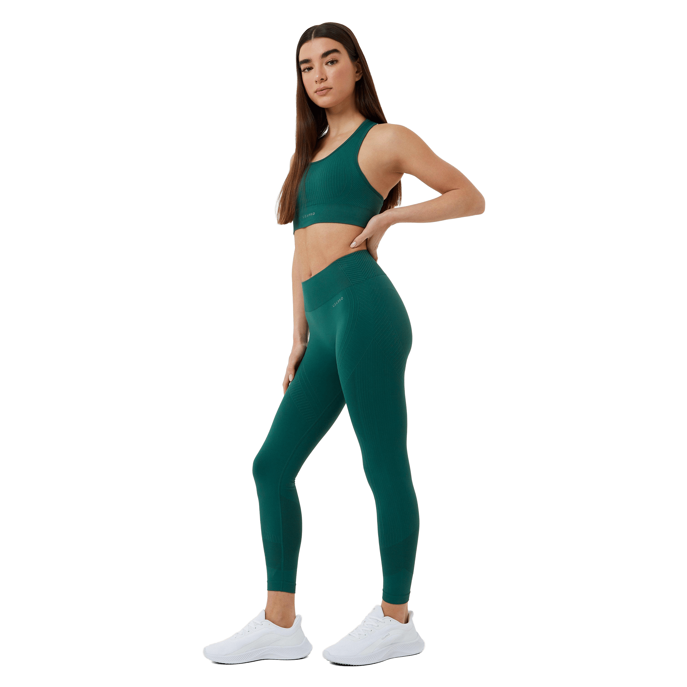 Womens USA Pro High Rise Seamless Tights