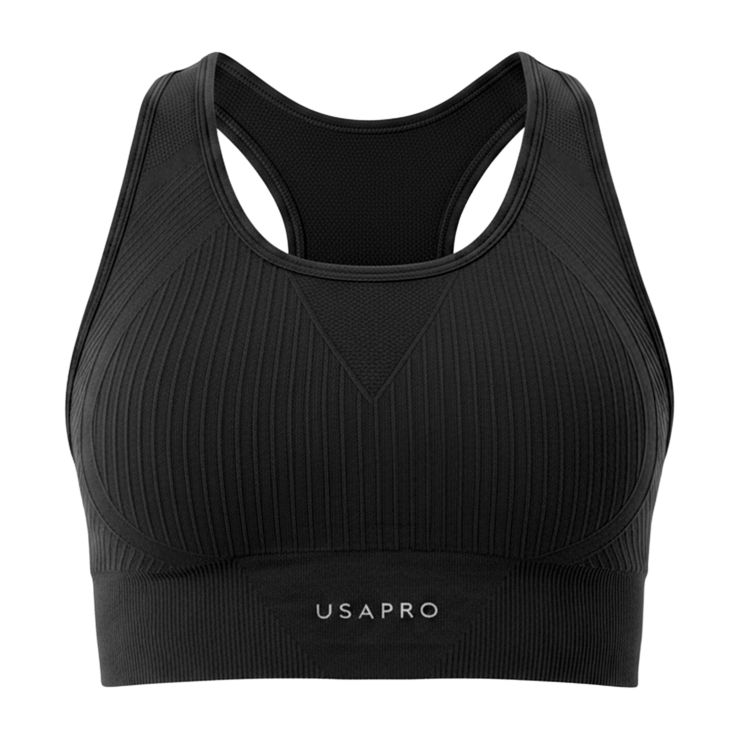 USA Pro Seamless Crop Sports Bra