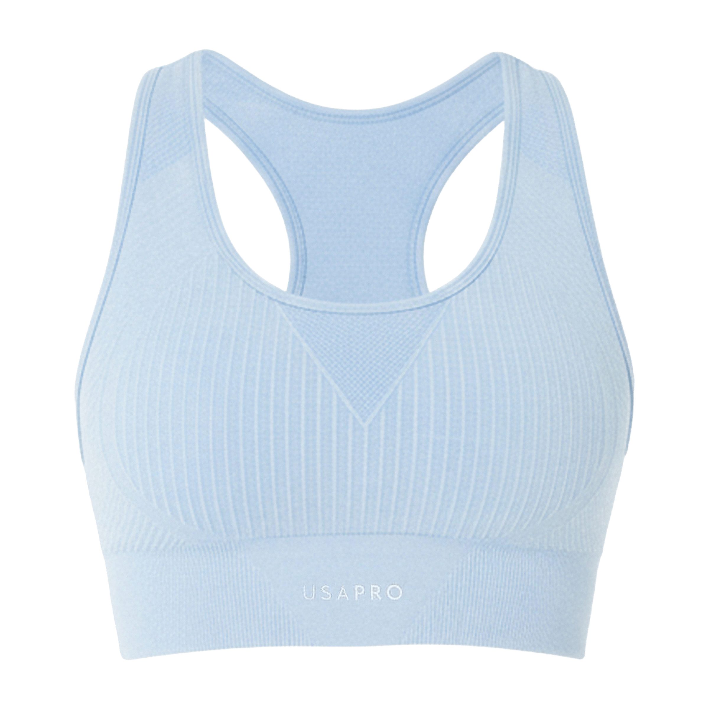 USA Pro Seamless Crop Sports Bra