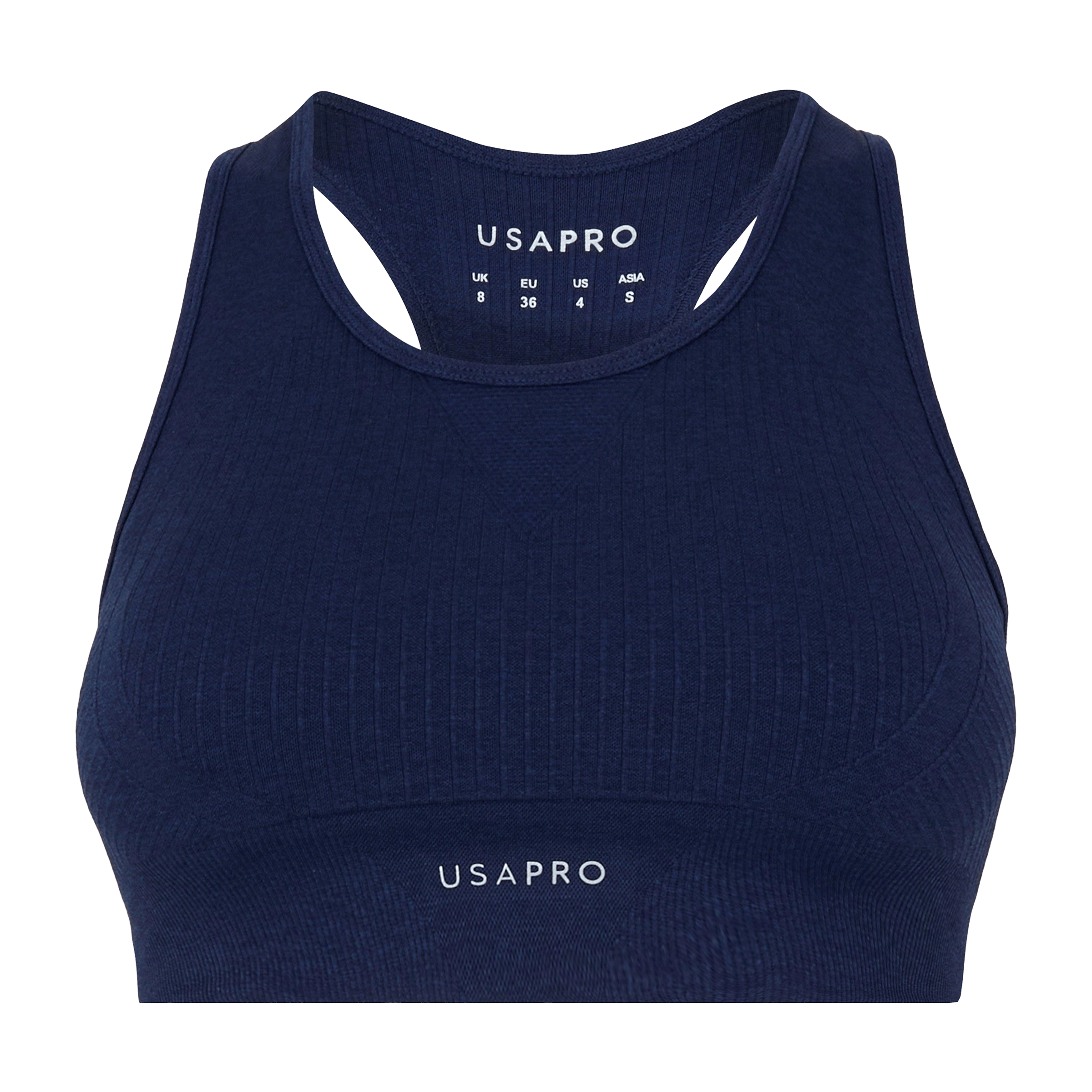 USA Pro Seamless Crop Sports Bra