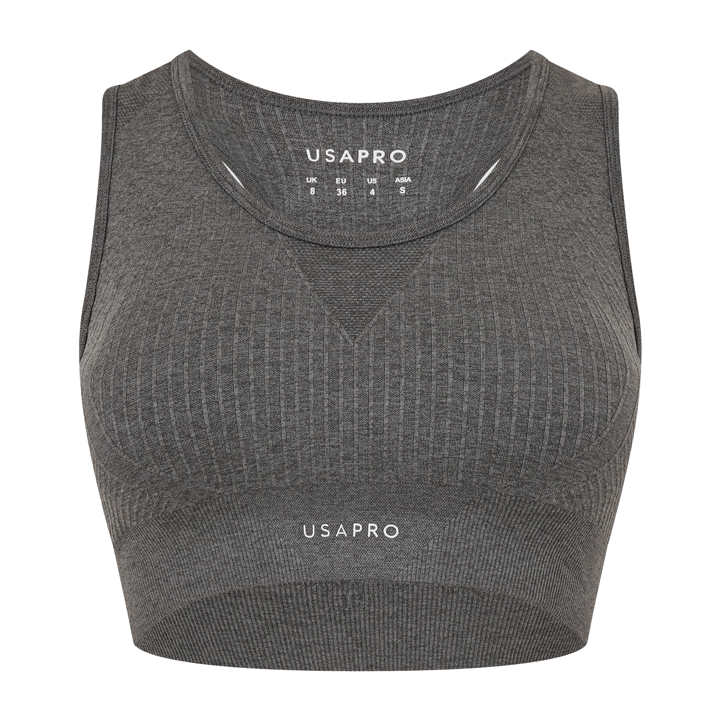 USA Pro Seamless Crop Sports Bra