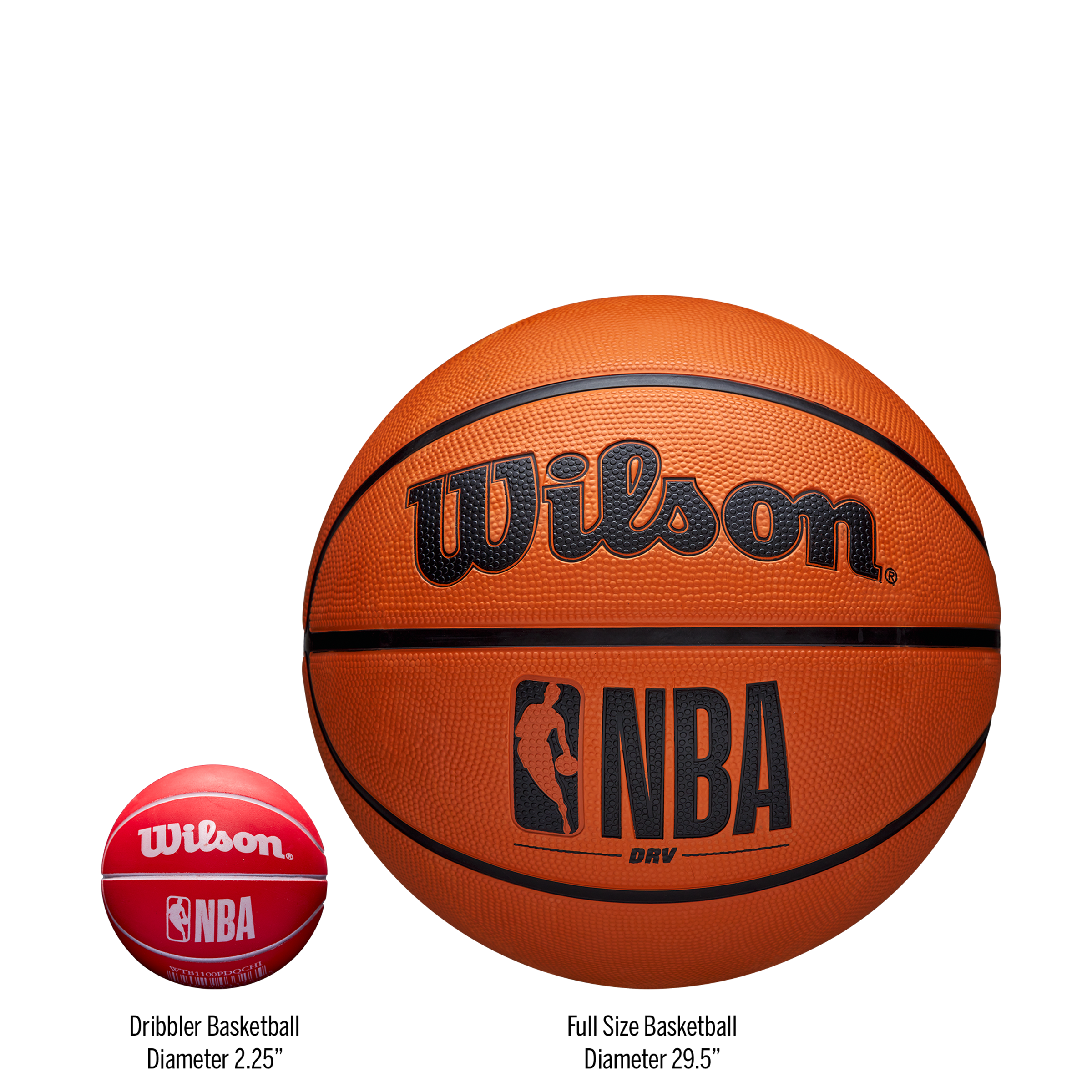 Wilson NBA Team Dribbler Basketball (Super Mini)