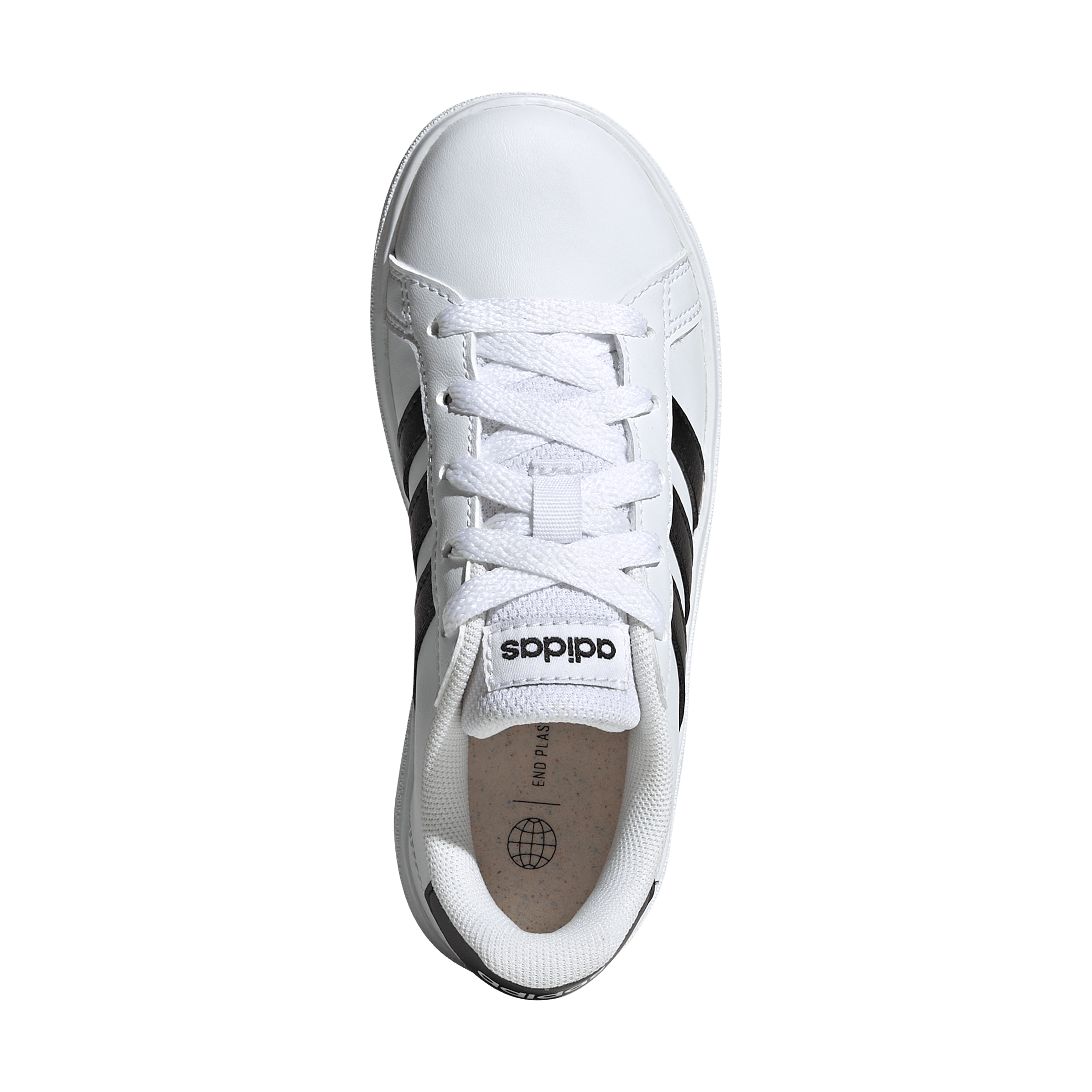 Kids adidas Grand Court Lifestyle Tennis Lace-Up Shoes