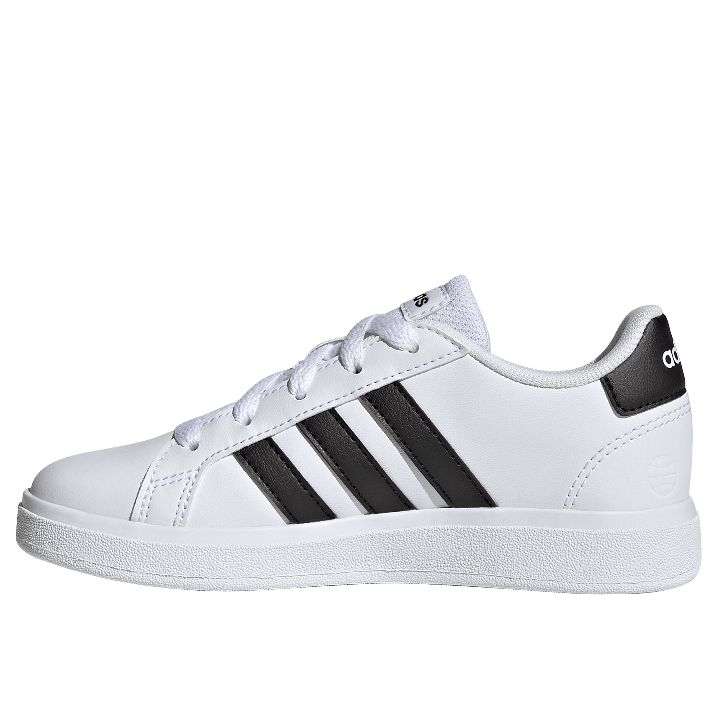 Kids adidas Grand Court Lifestyle Tennis Lace-Up Shoes