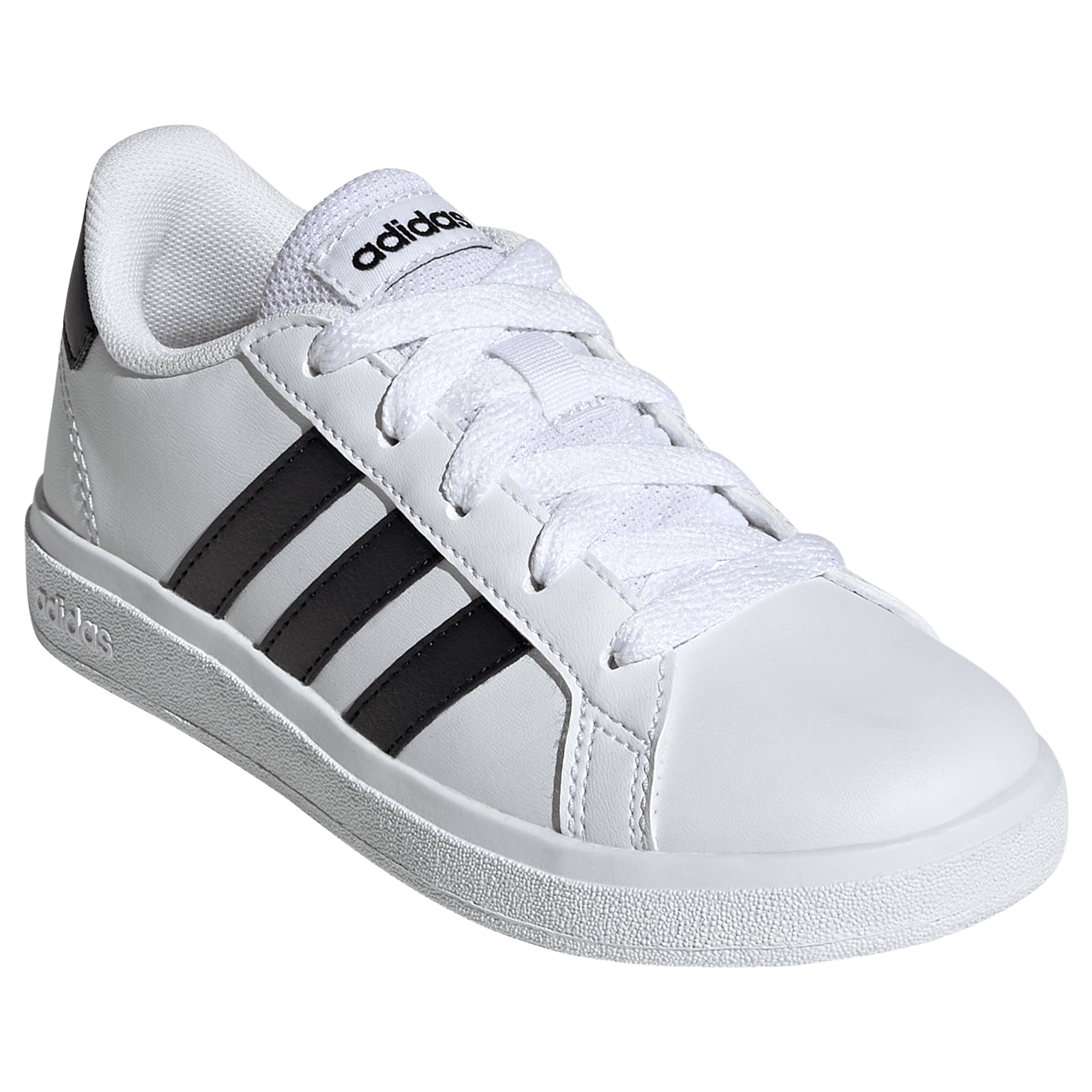 Kids adidas Grand Court Lifestyle Tennis Lace-Up Shoes