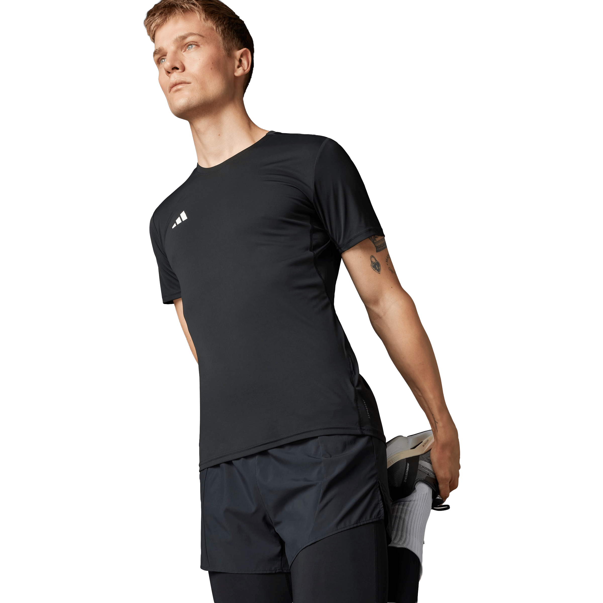 Mens adidas Adizero Essentials Running Tee