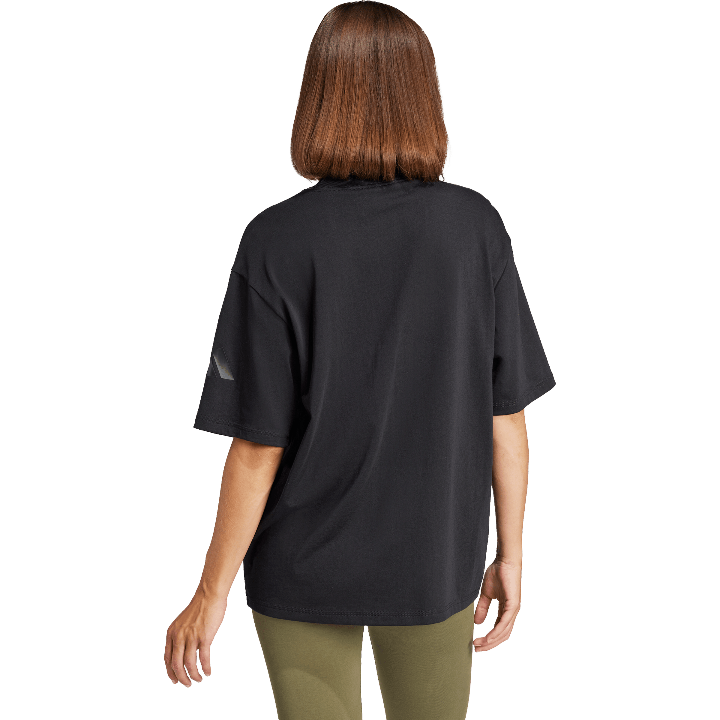 Womens adidas Essentials Contemporary Logo Boyfriend Tee