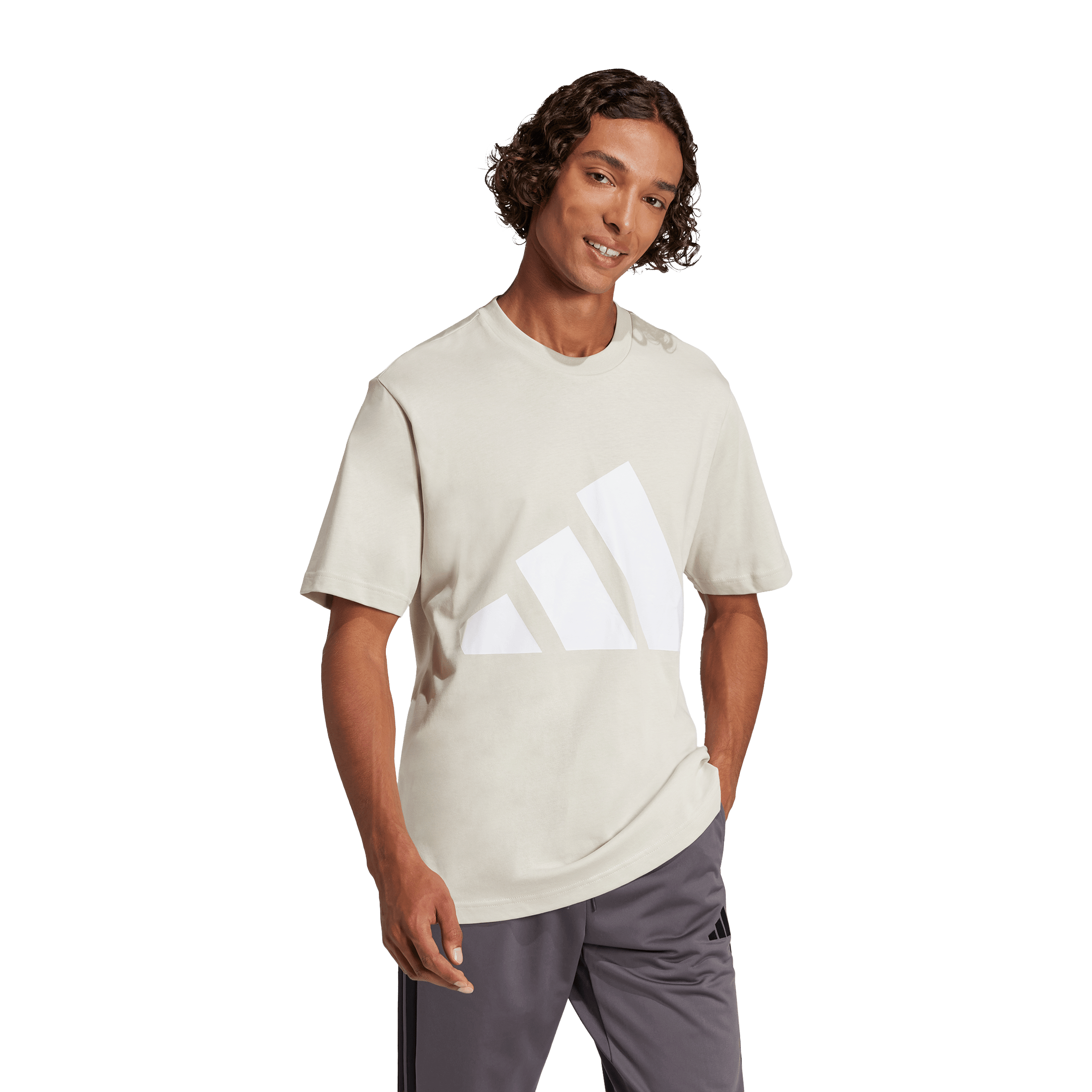 Mens adidas Essentials Big Logo Tee