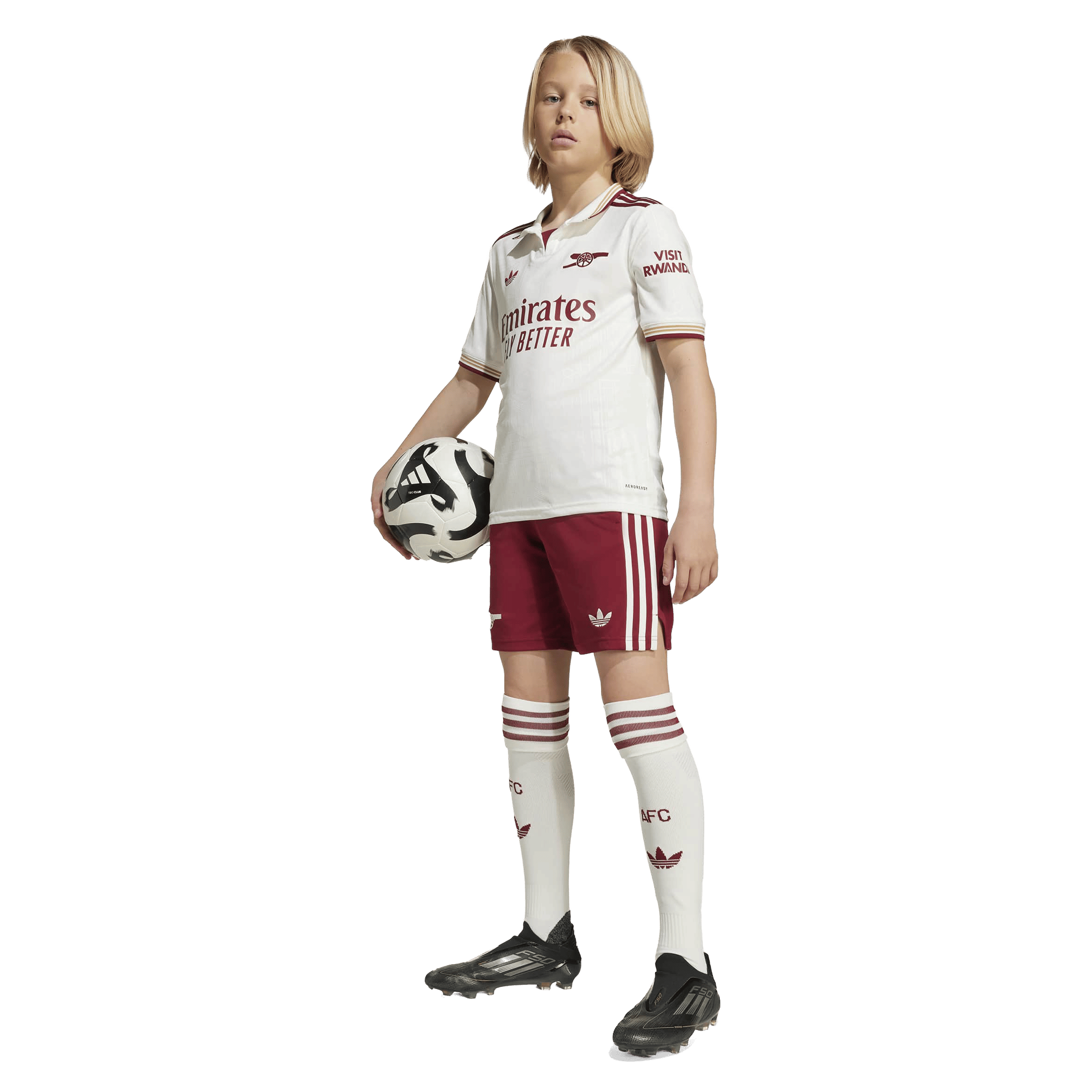 Kids adidas Arsenal FC 25/26 Stadium Third Replica Football Jersey