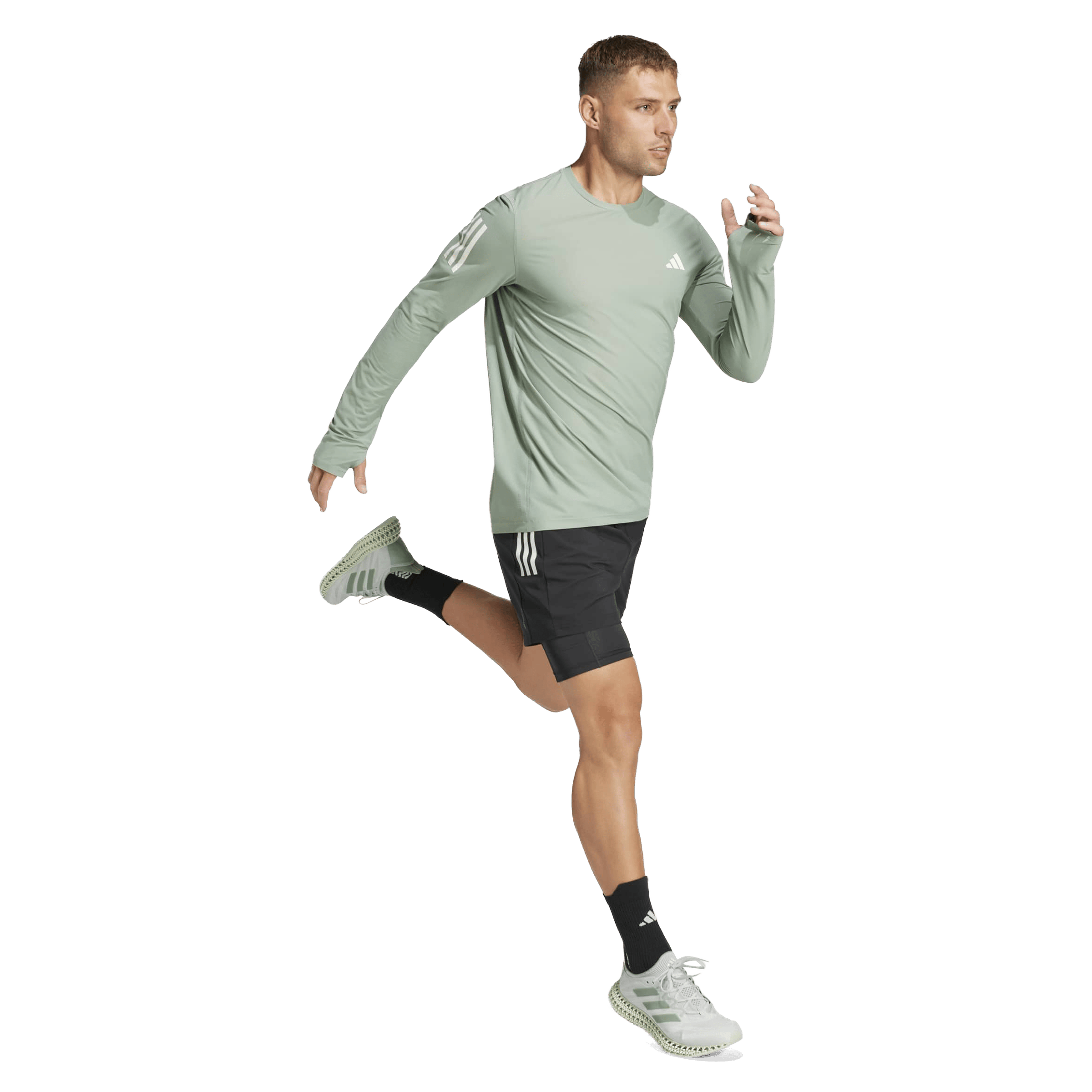 Mens adidas Own the Run Climacool 2-in-1 Shorts