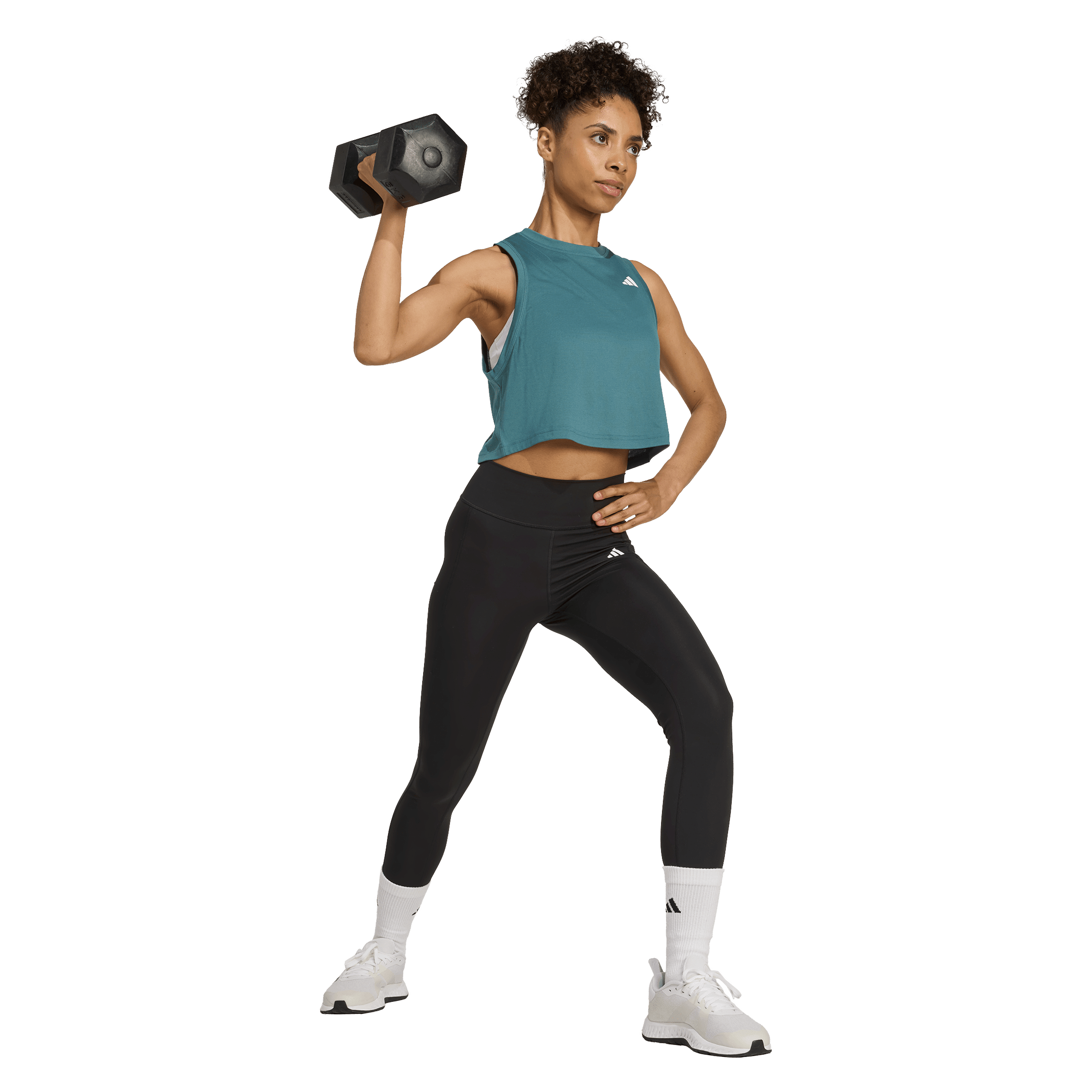Womens adidas Essentials Boxy Workout Training Tank Top