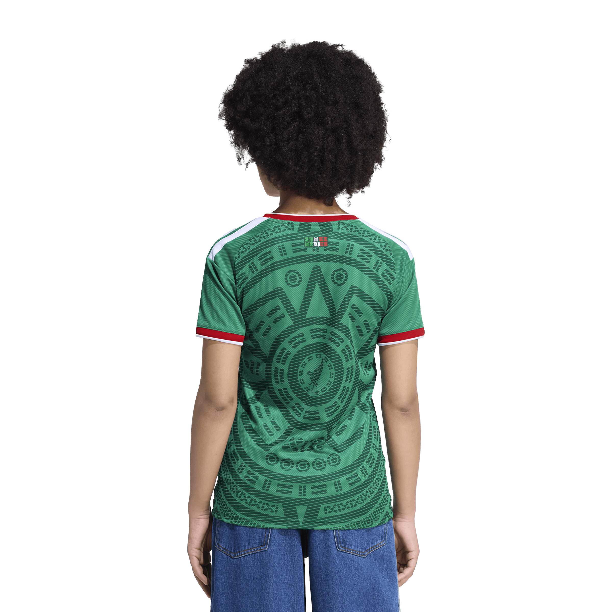 Womens adidas Mexico 26 Home Replica Football Jersey