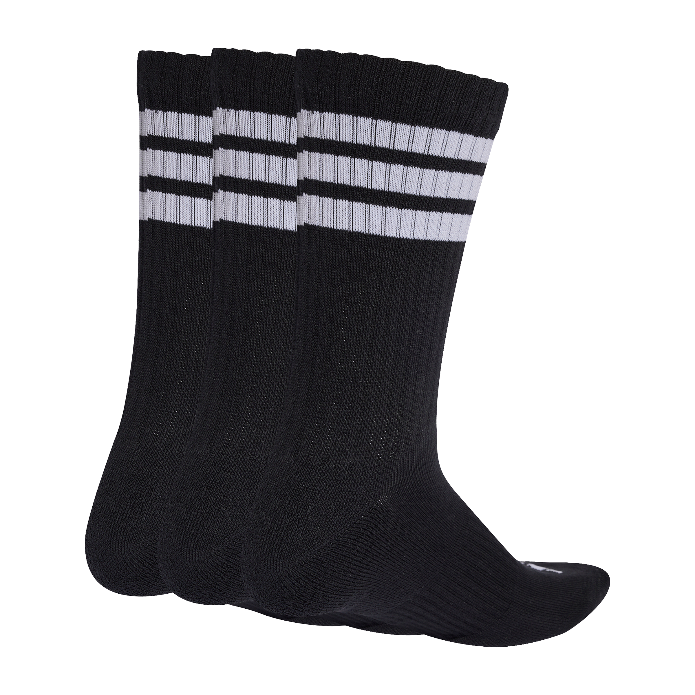 Unisex adidas (3pk) 3-Stripes Cushioned Sportwear Crew Socks