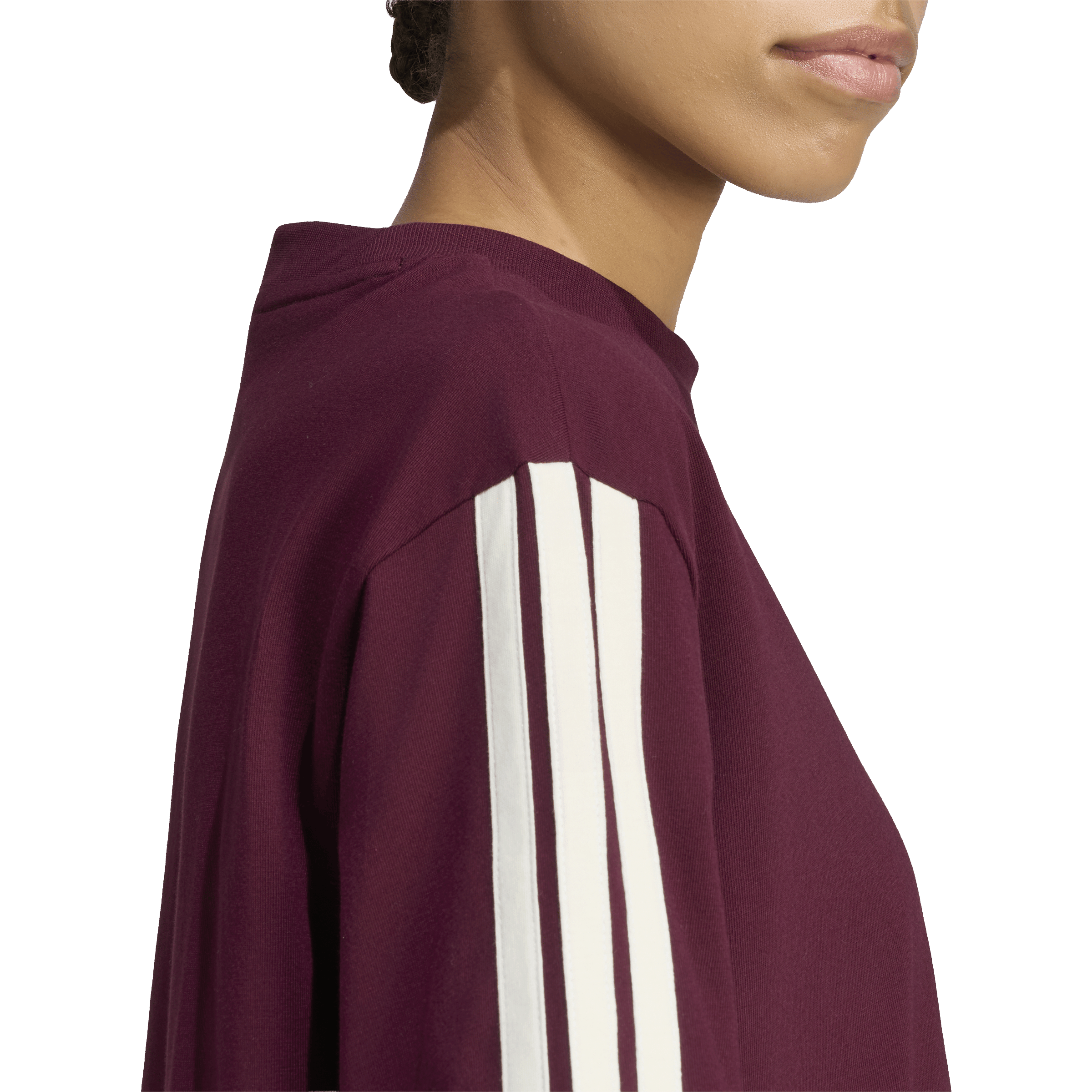 Womens adidas Essentials 3-Stripes Boyfriend Tee