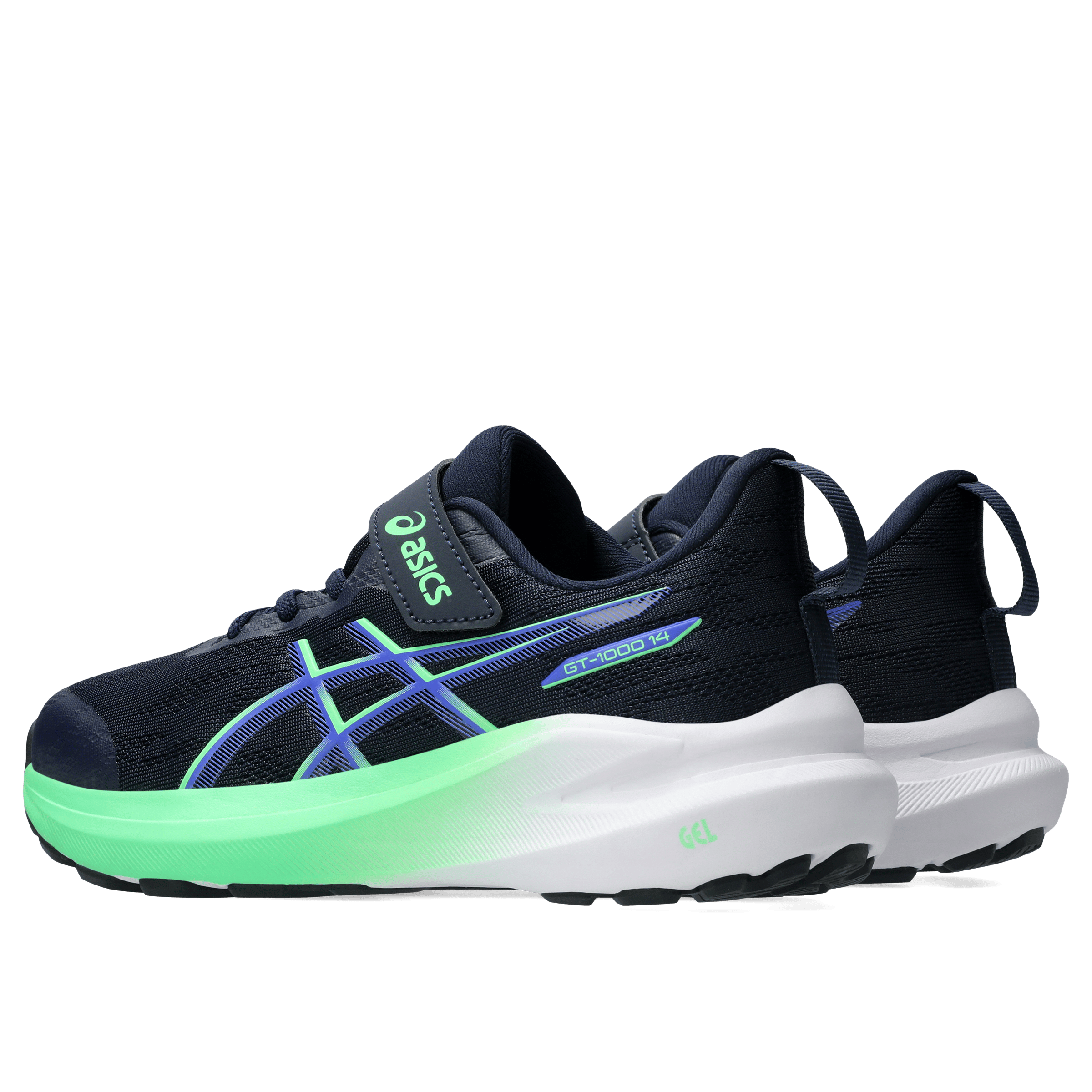 Kids Asics GT-1000 14 (PS Velcro) Running Shoes