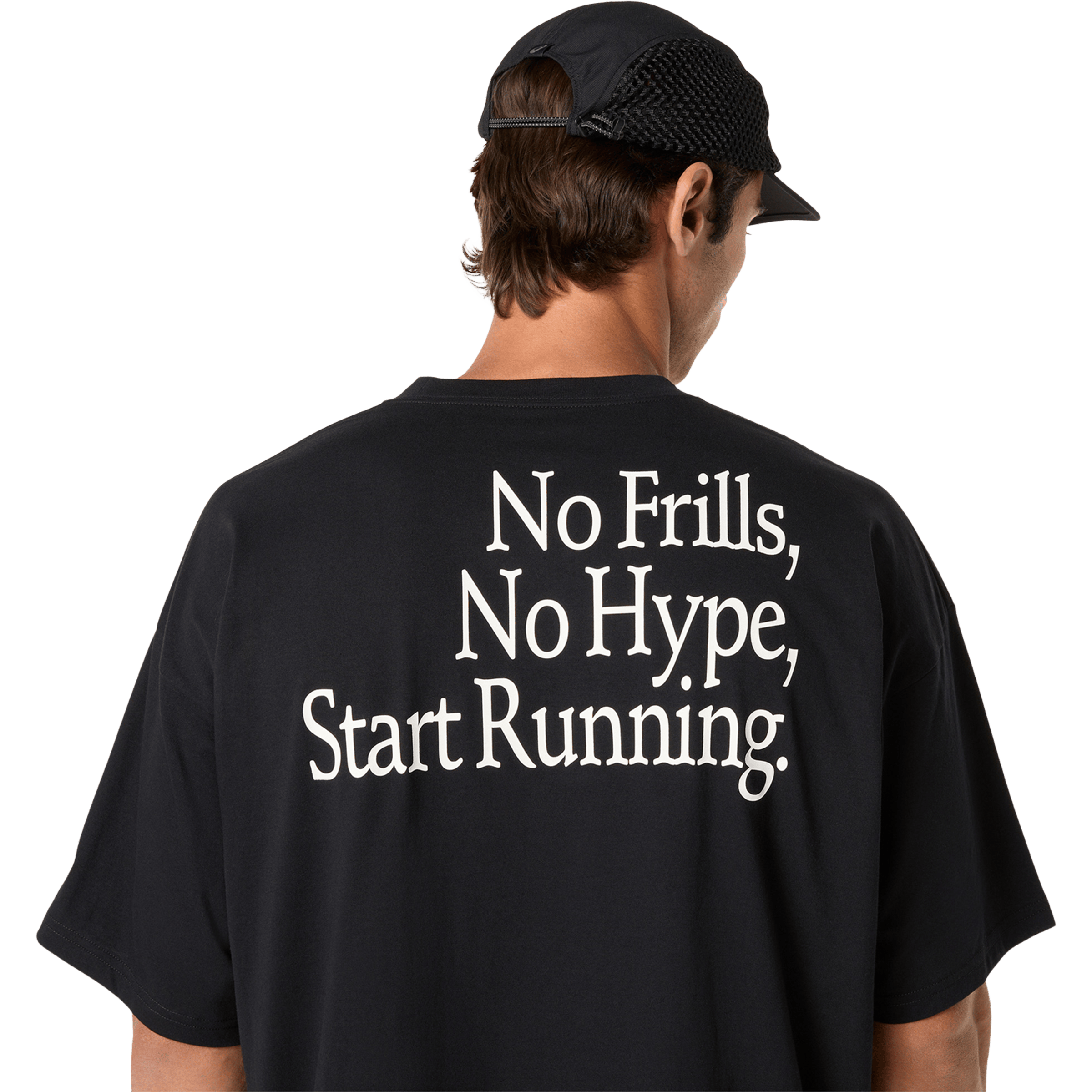 Mens Asics Runner Message Graphic Relaxed Tee