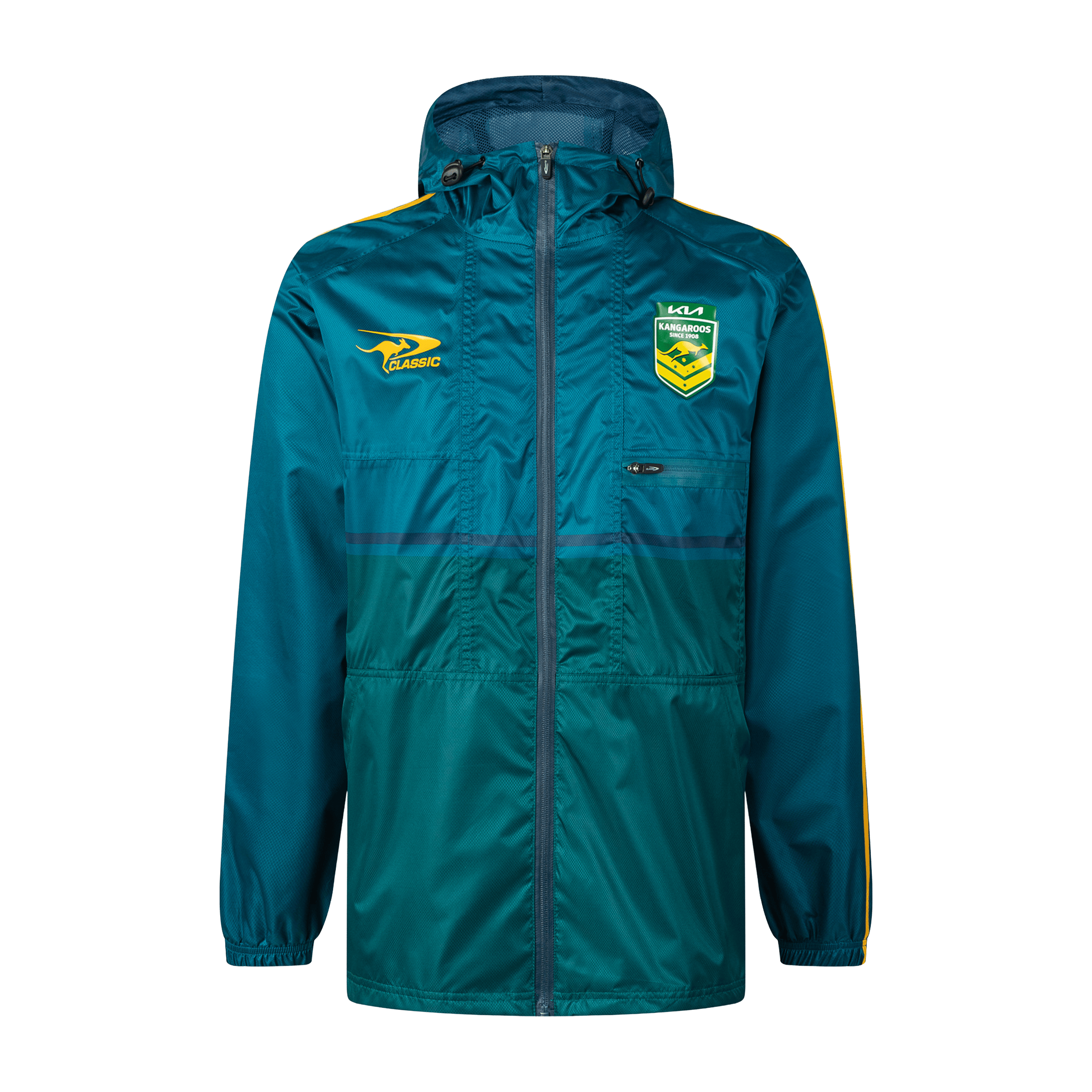 Mens Classic Sports RLWC 2026 Australian Kangaroos Weather Jacket