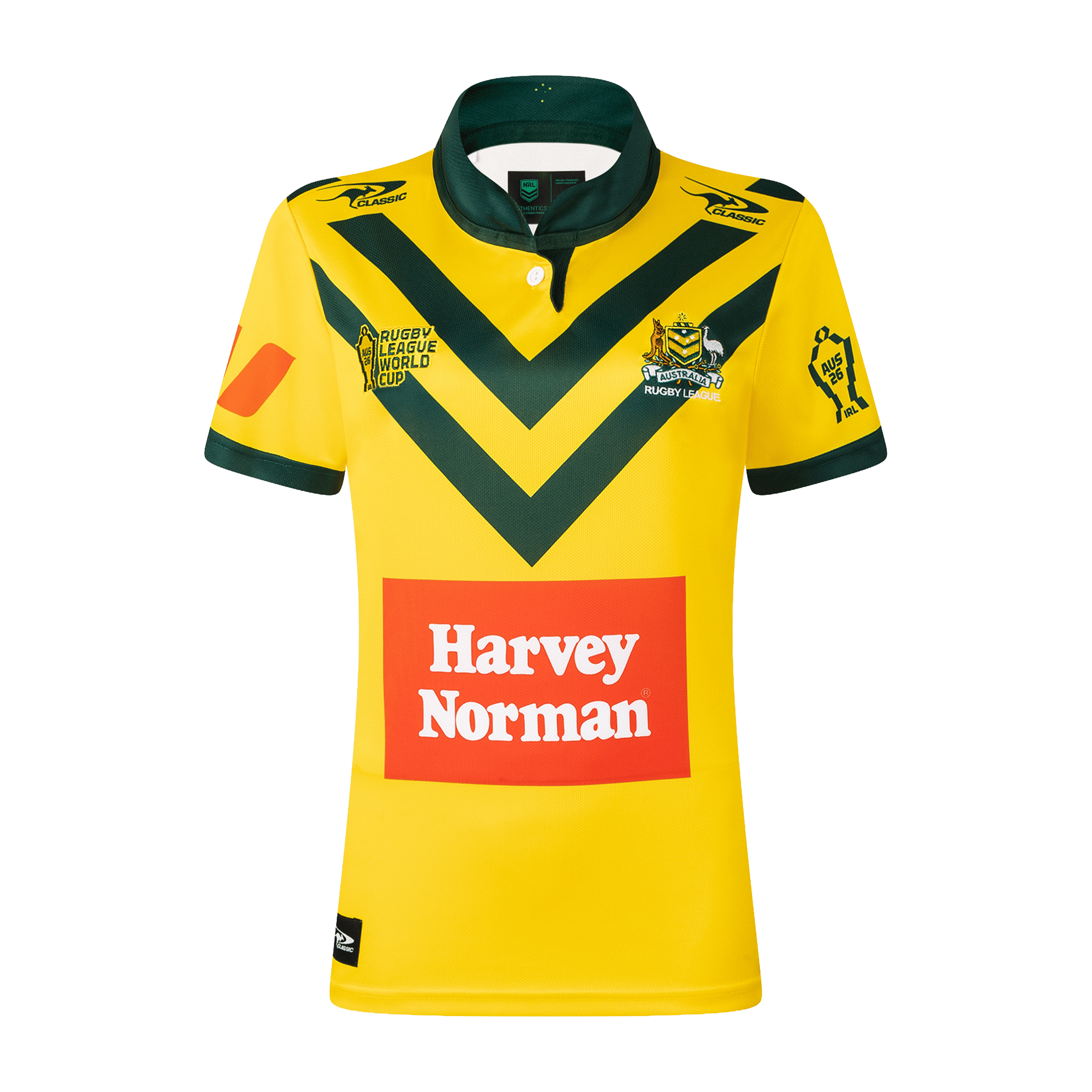 Womens Classic Sports RLWC 2026 Jillaroos Home Jersey