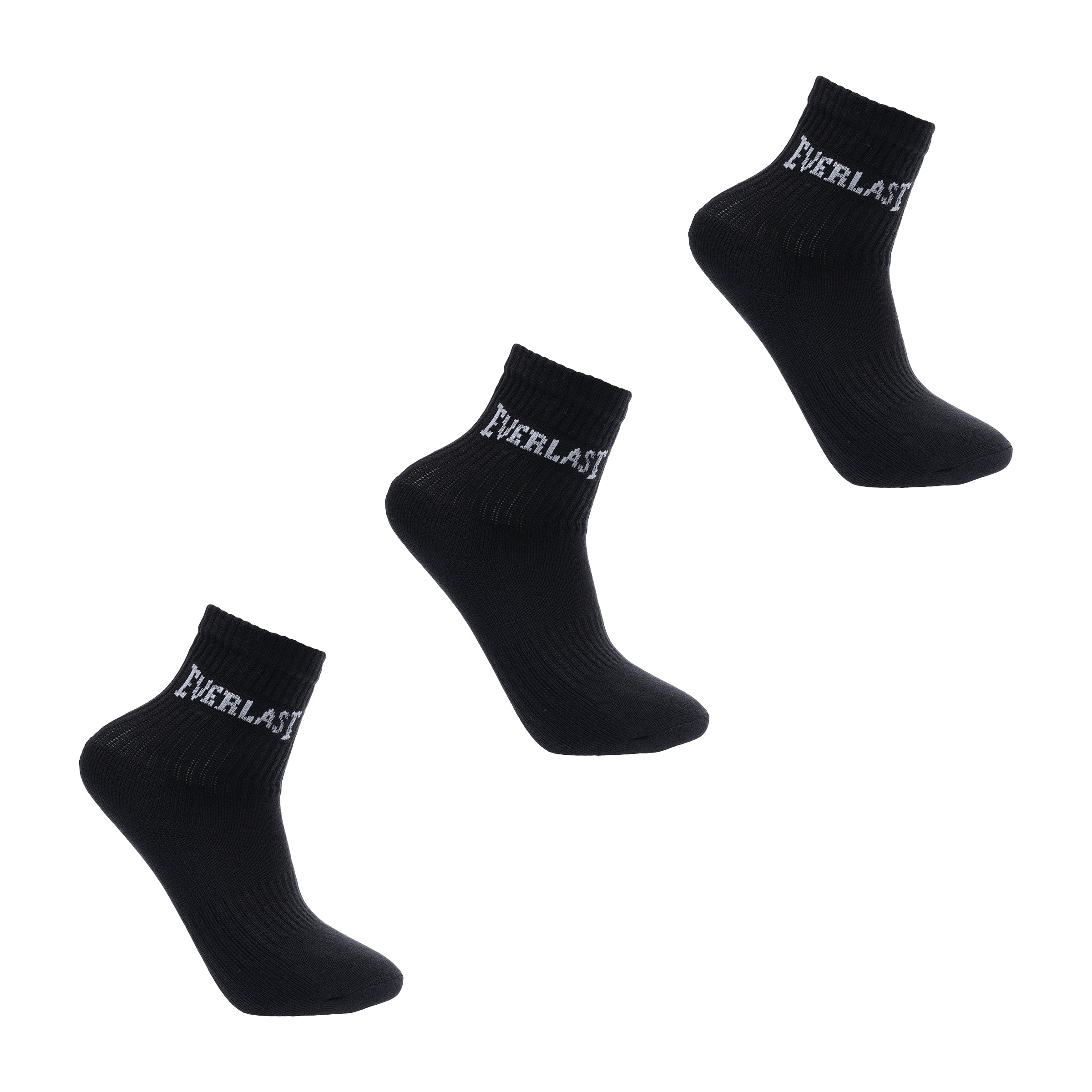 Unisex Everlast (3pk) Crew Socks - UK C8-C13 (US C8.5-C13.5)