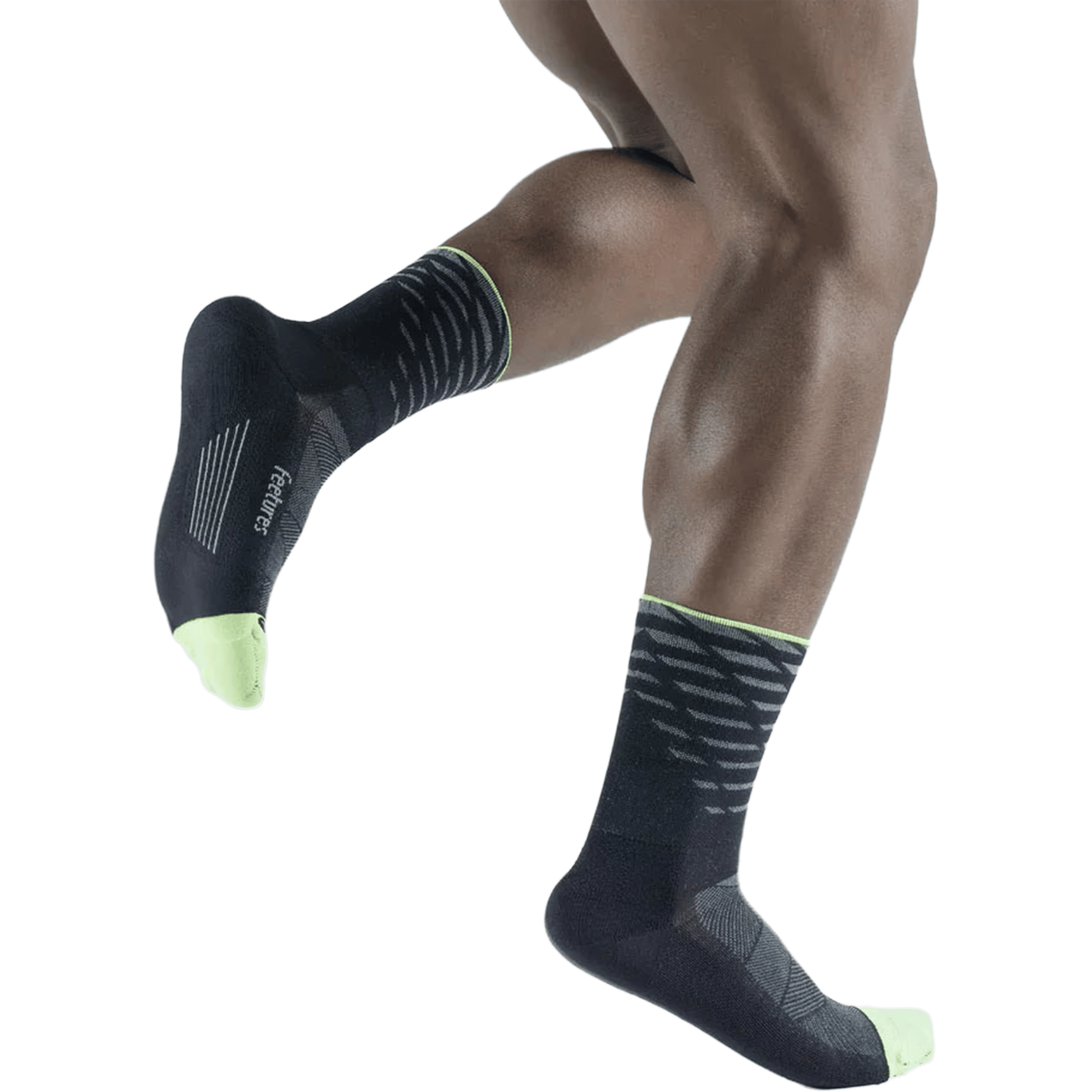 Unisex Feetures Elite Light Cushion Mini-Crew Socks