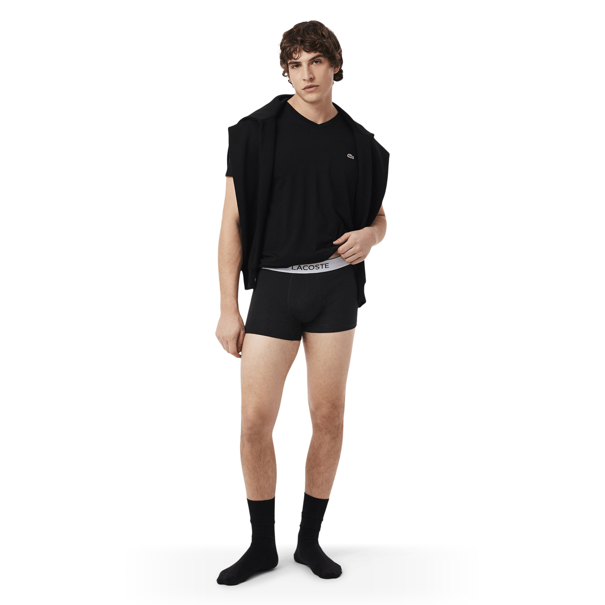 Lacoste (3pk) Cotton Stretch Jersey Trunks