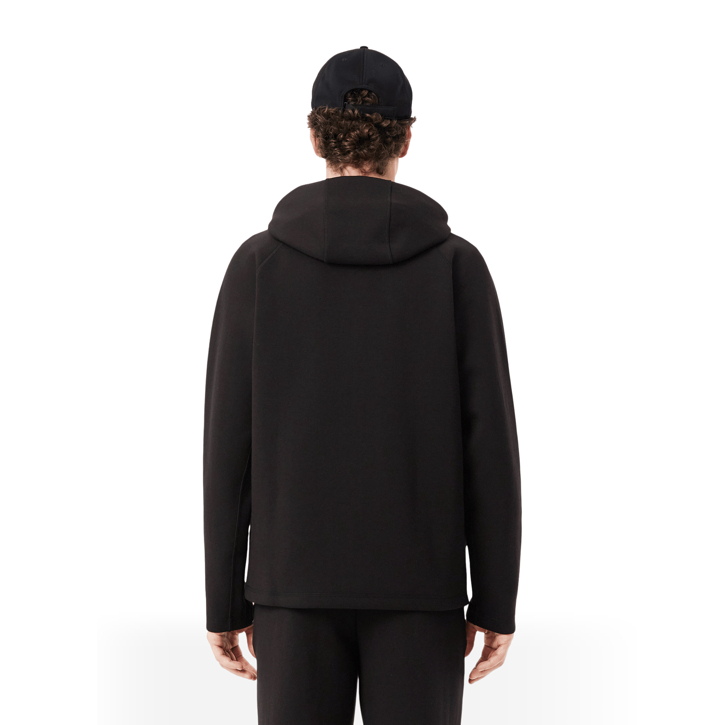 Mens Lacoste Sport Stretch Zipped Hoodie
