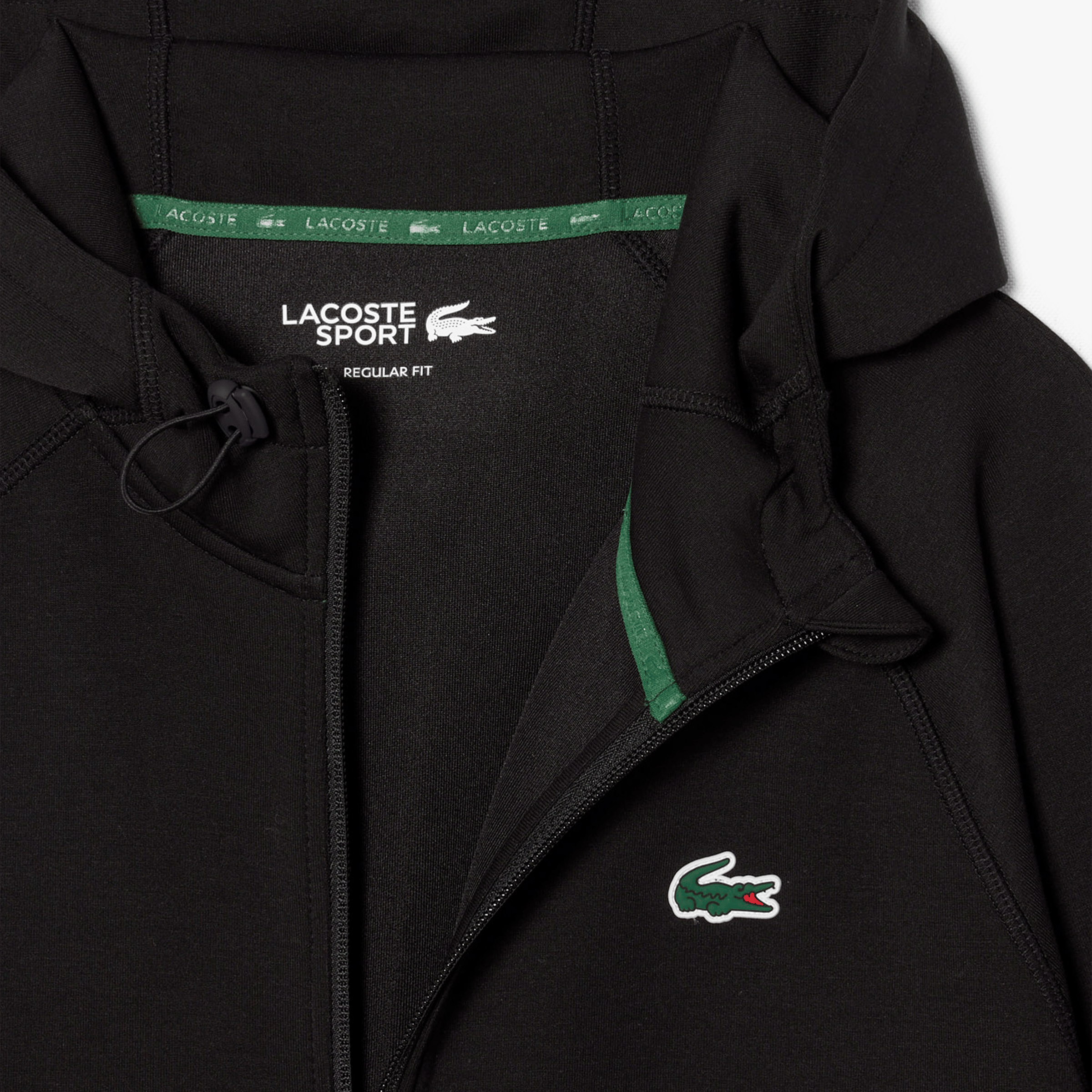 Mens Lacoste Sport Stretch Zipped Hoodie