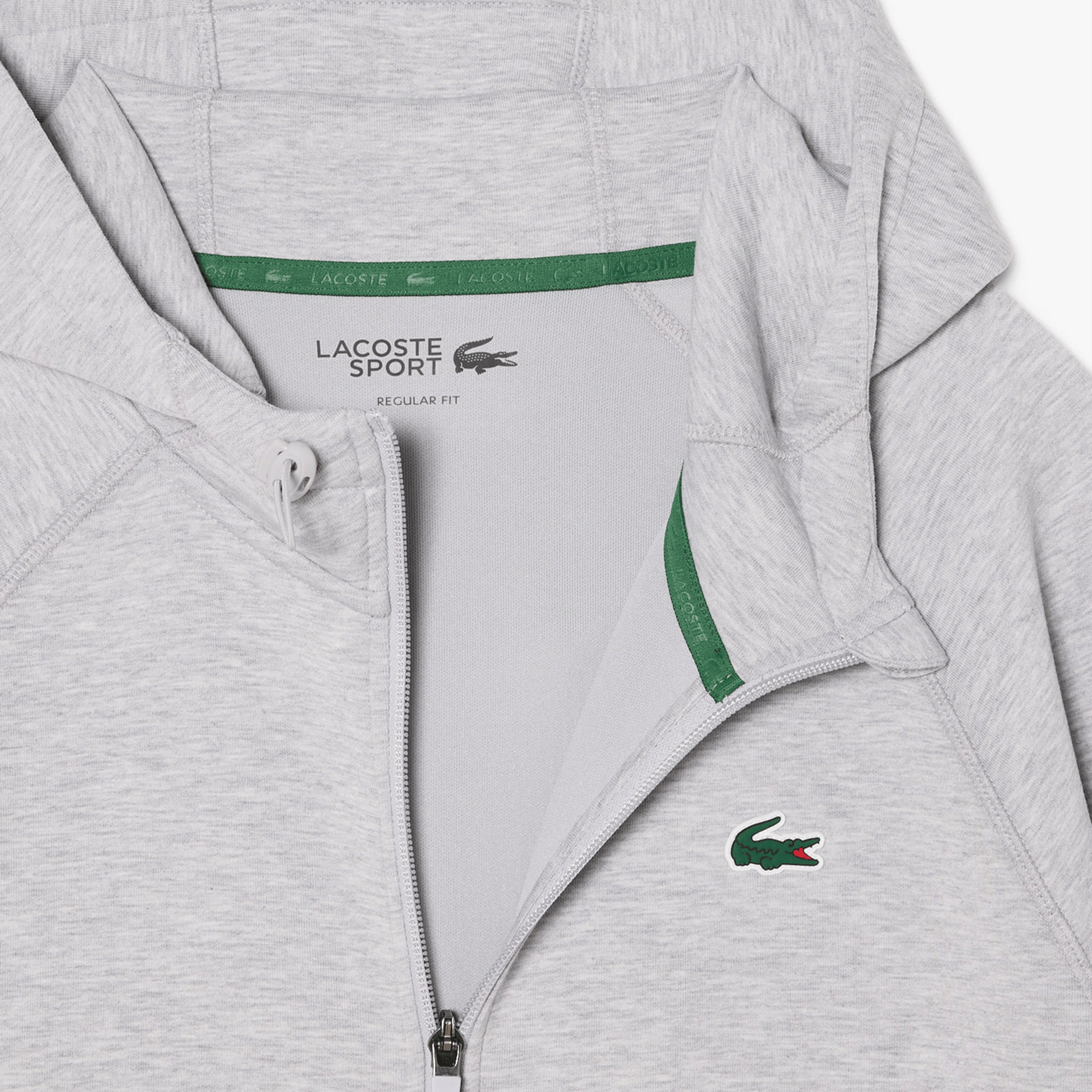 Mens Lacoste Sport Stretch Zipped Hoodie