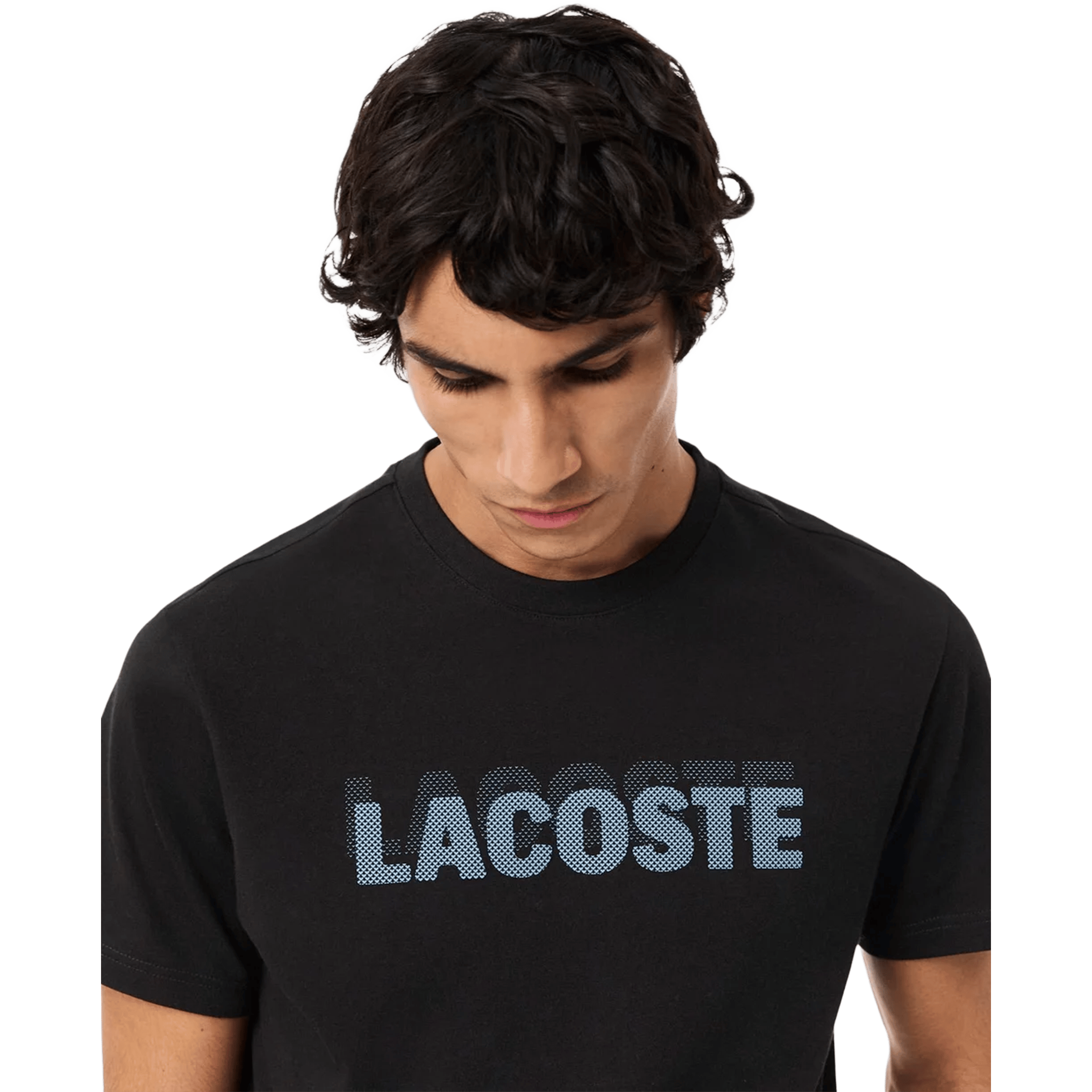 Mens Lacoste Ultra Dry Graphic Print Sport T-shirt