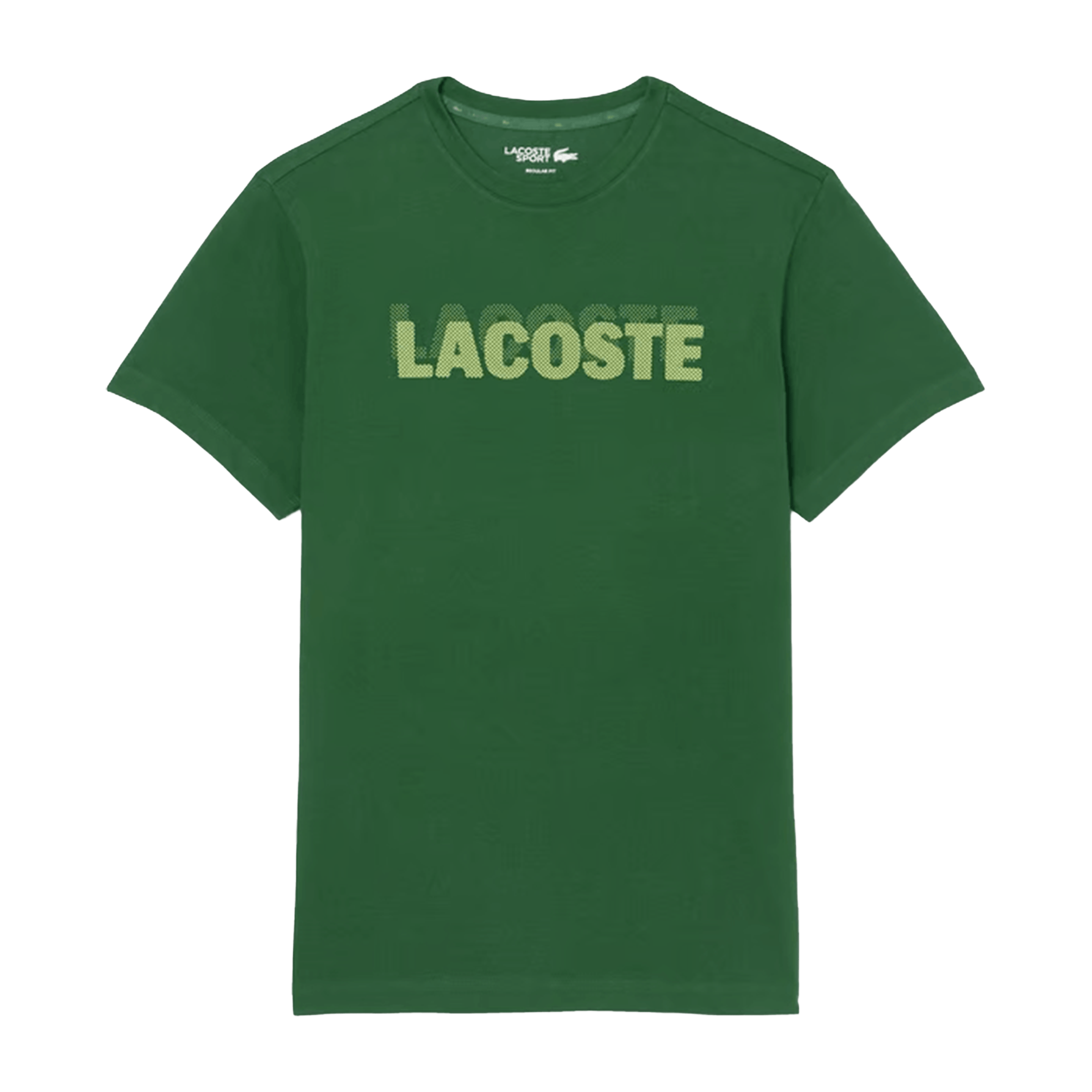 Mens Lacoste Ultra Dry Graphic Print Sport T-shirt