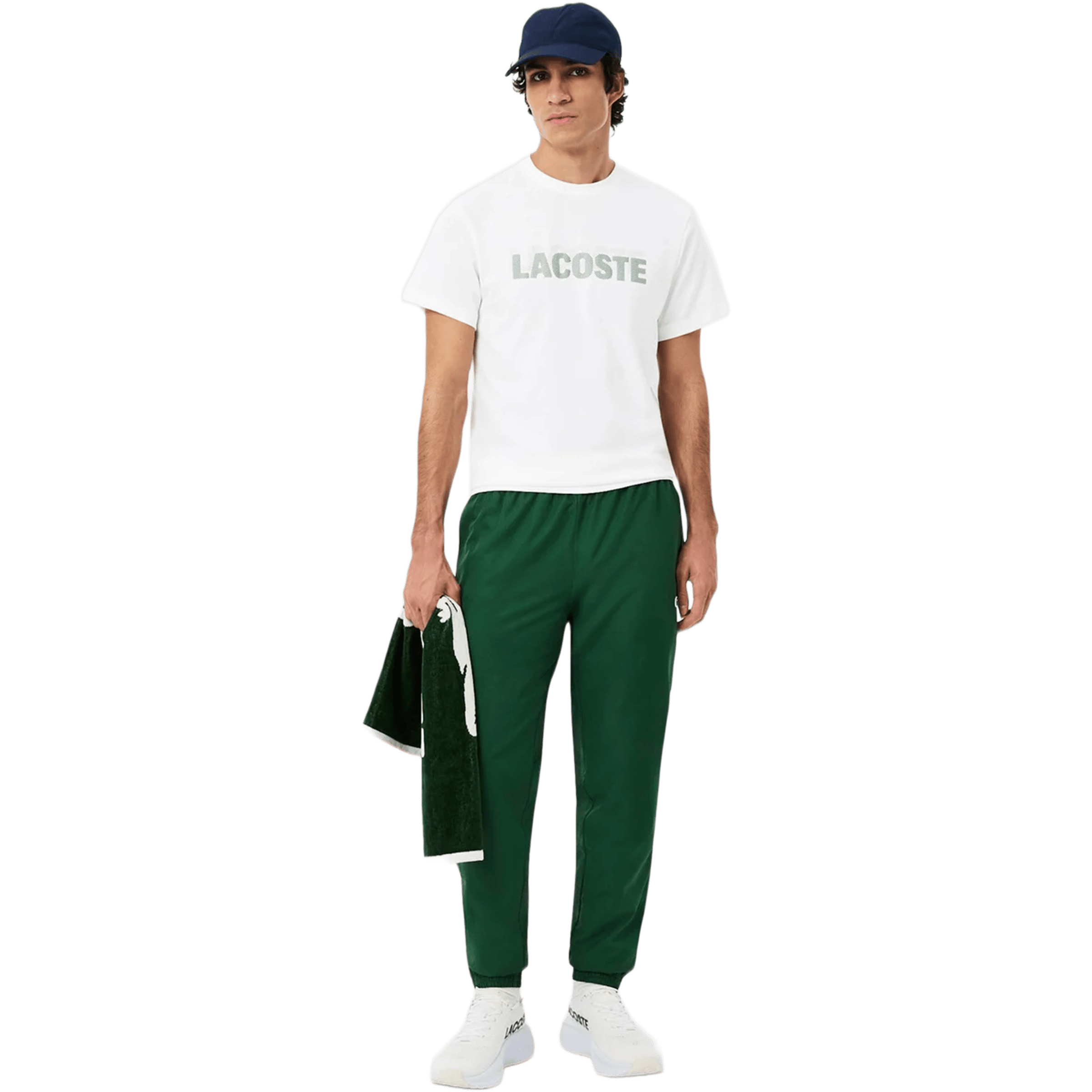 Mens Lacoste Ultra Dry Graphic Print Sport T-shirt
