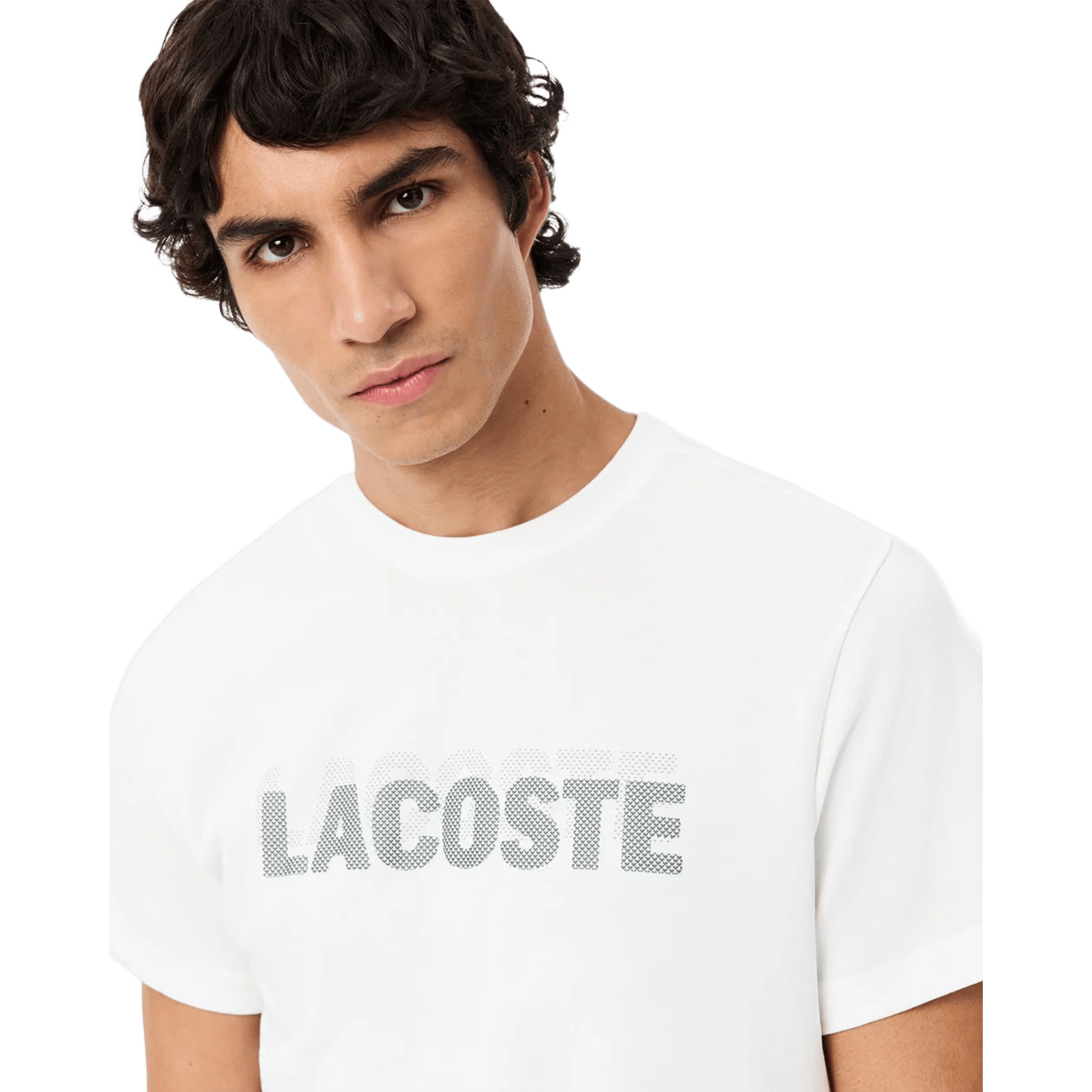 Mens Lacoste Ultra Dry Graphic Print Sport T-shirt