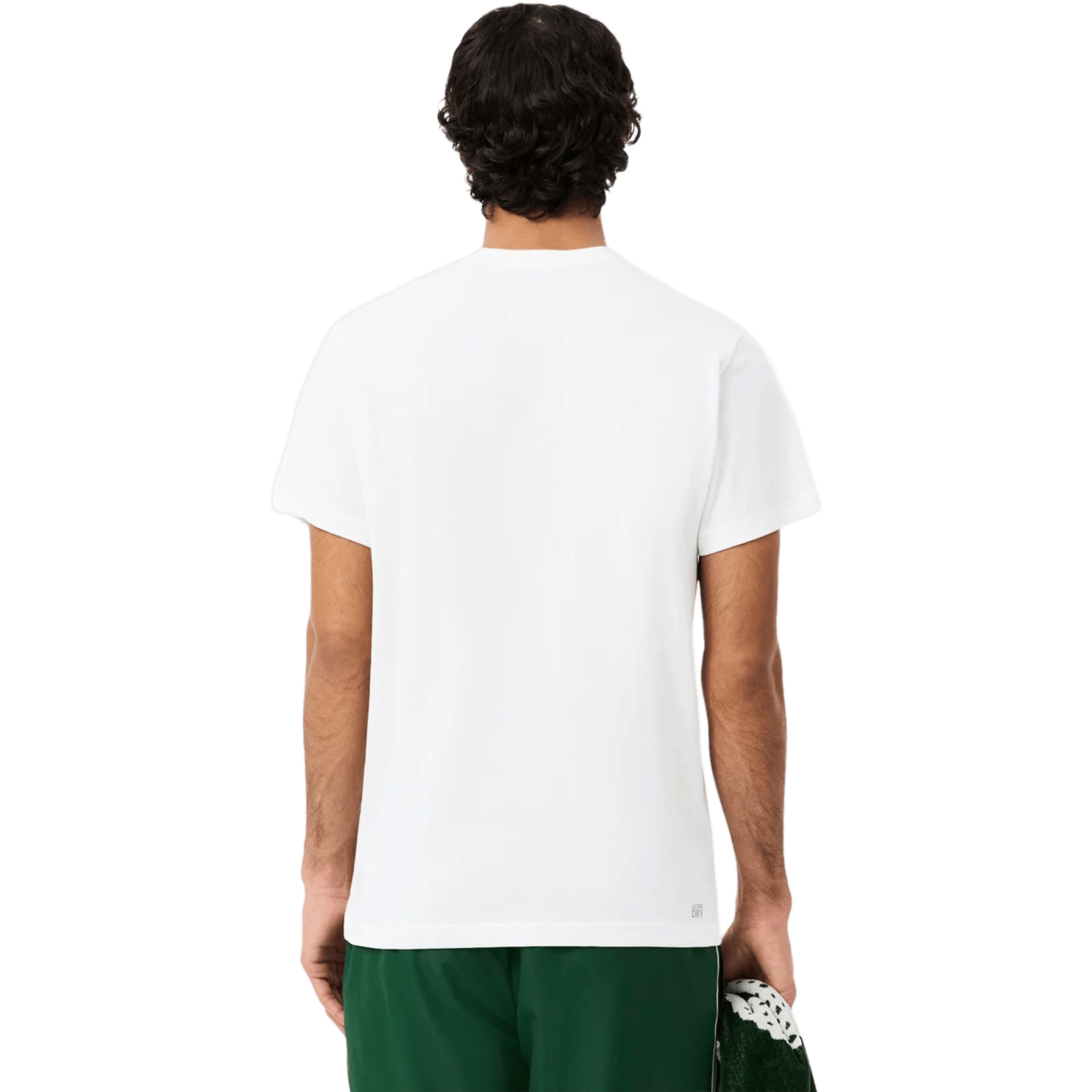 Mens Lacoste Ultra Dry Graphic Print Sport T-shirt
