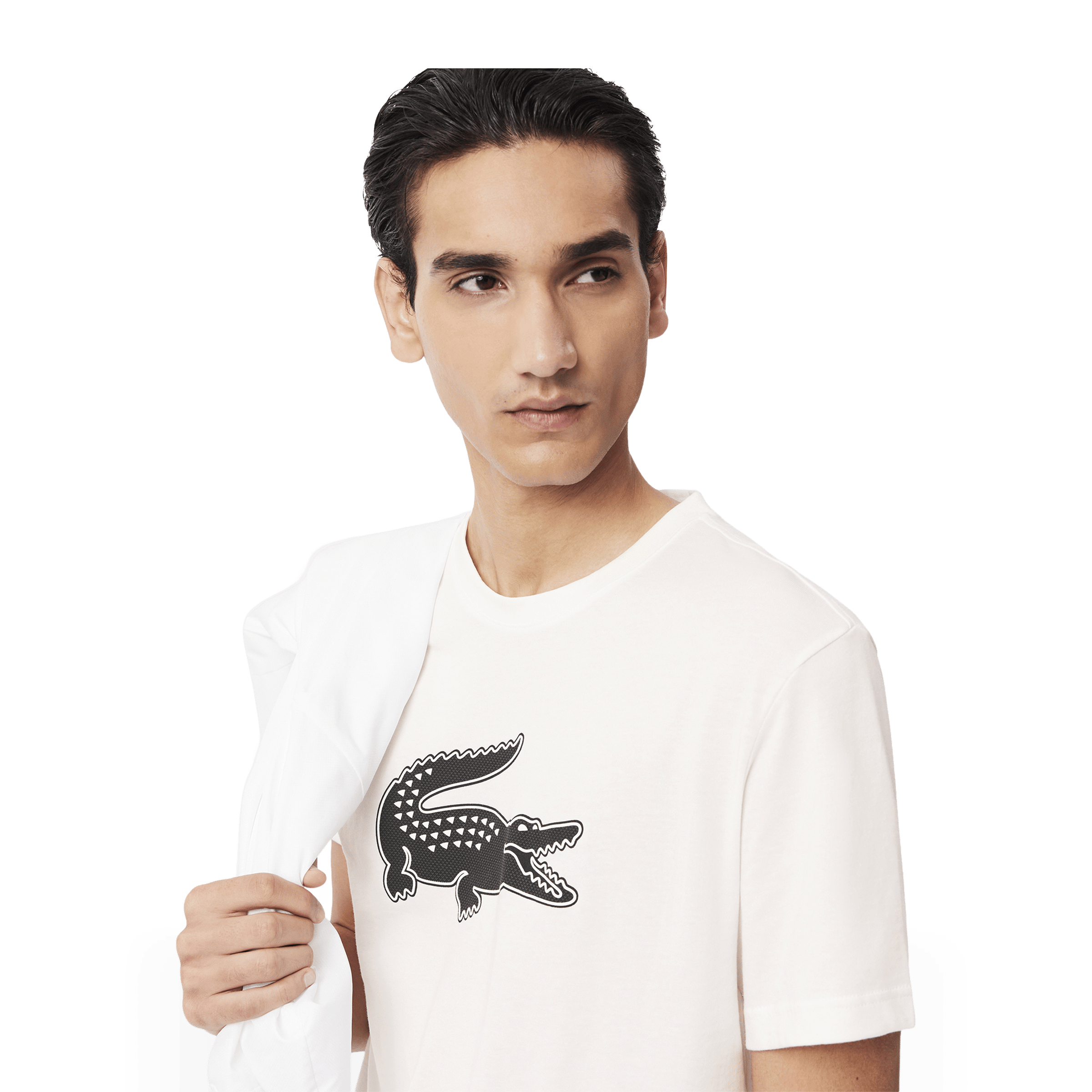 Mens Lacoste Big Croc Tee