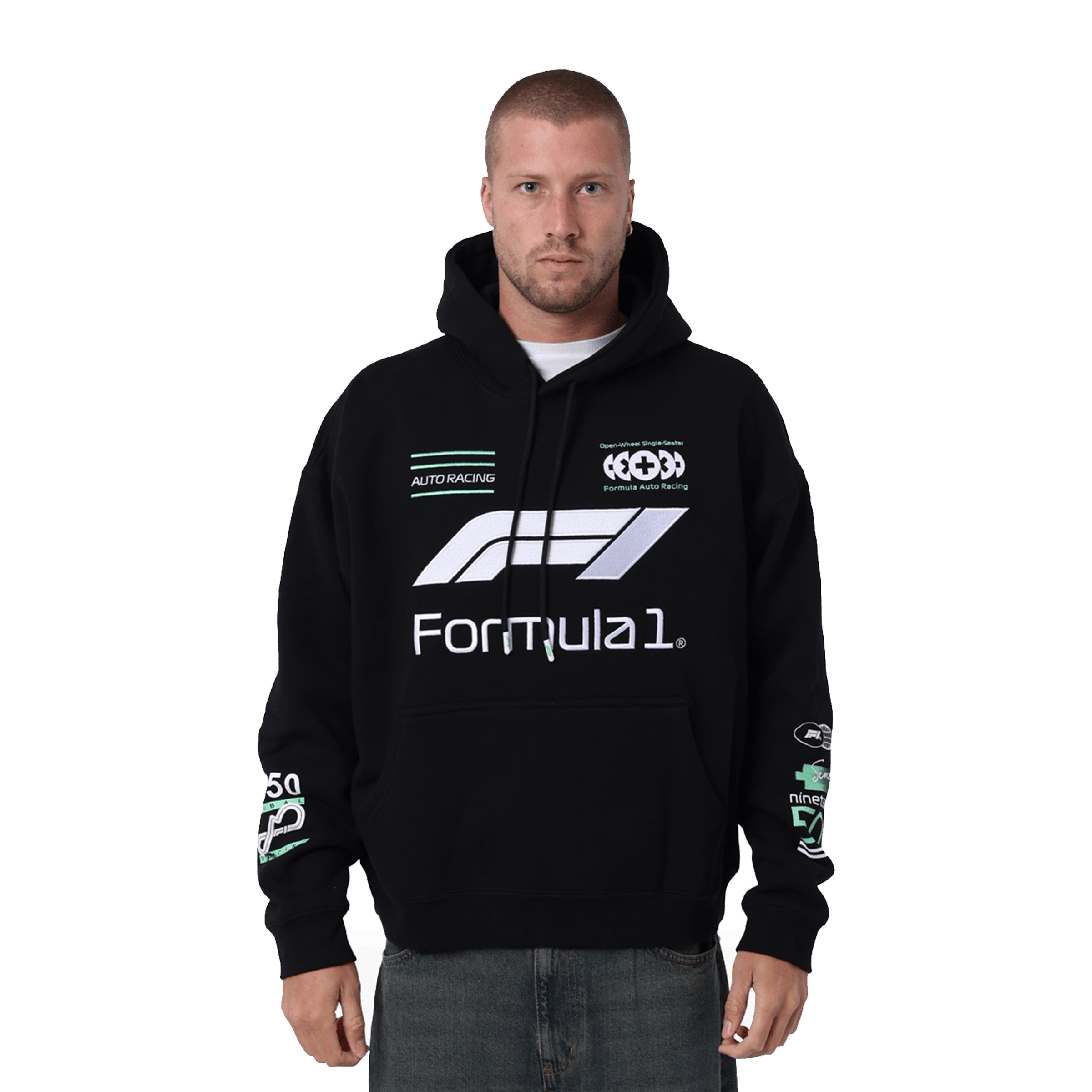 Mens Majestic F1 Spark Box Hoodie