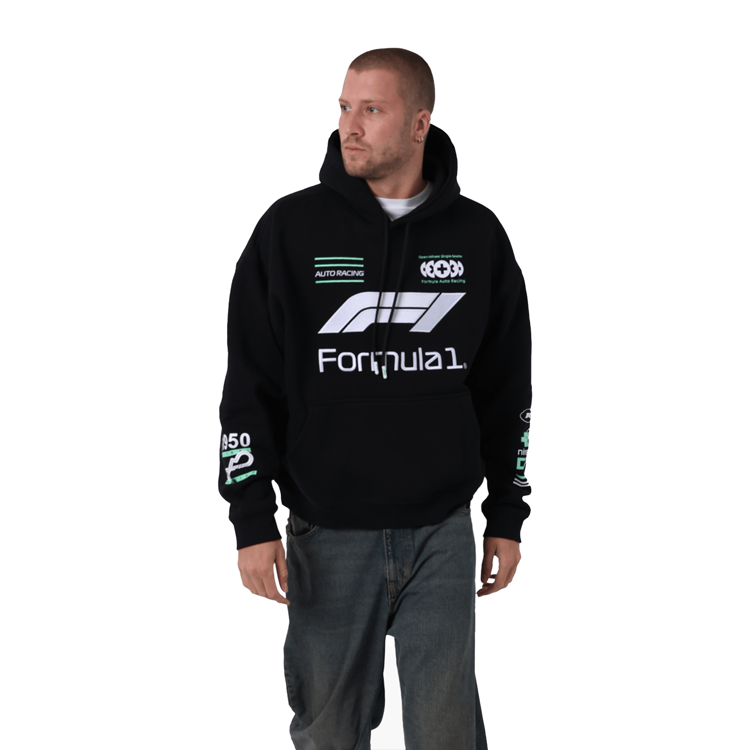 Mens Majestic F1 Spark Box Hoodie