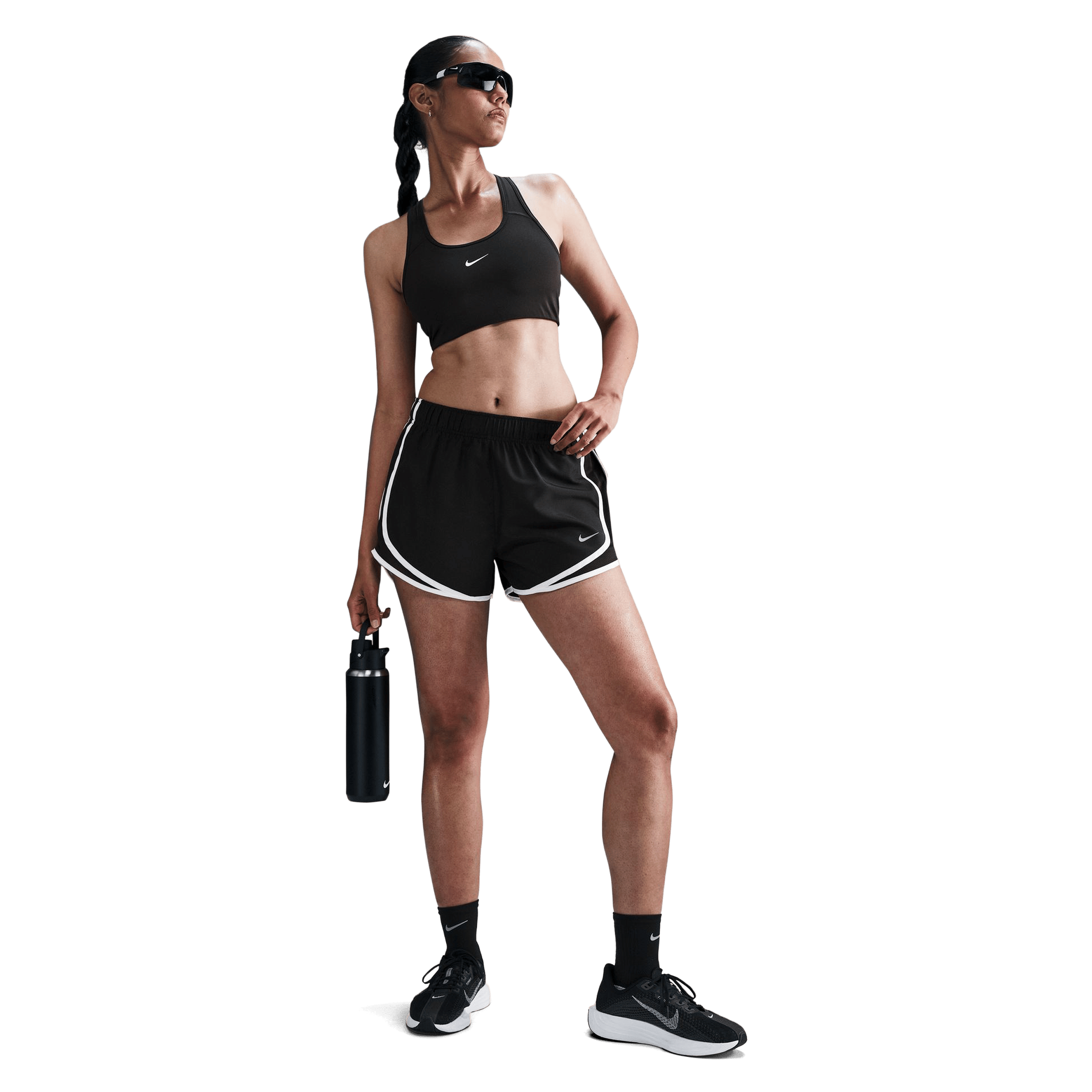 Womens Nike Tempo Mid-Rise Brief-Lined (3") Running Shorts