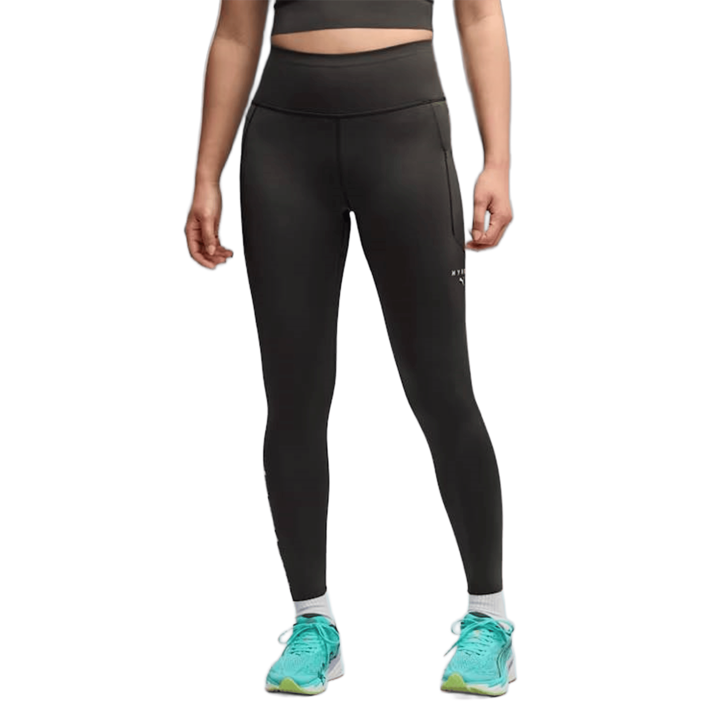 Womens Puma Puma X Hyrox PWRMODE (7/8 Length) Training Tights