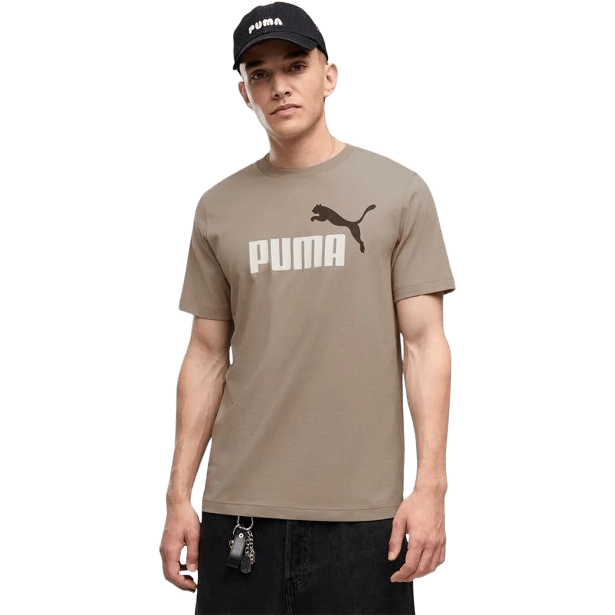Mens Puma Essentials 2 Colour No. 1 Logo Tee