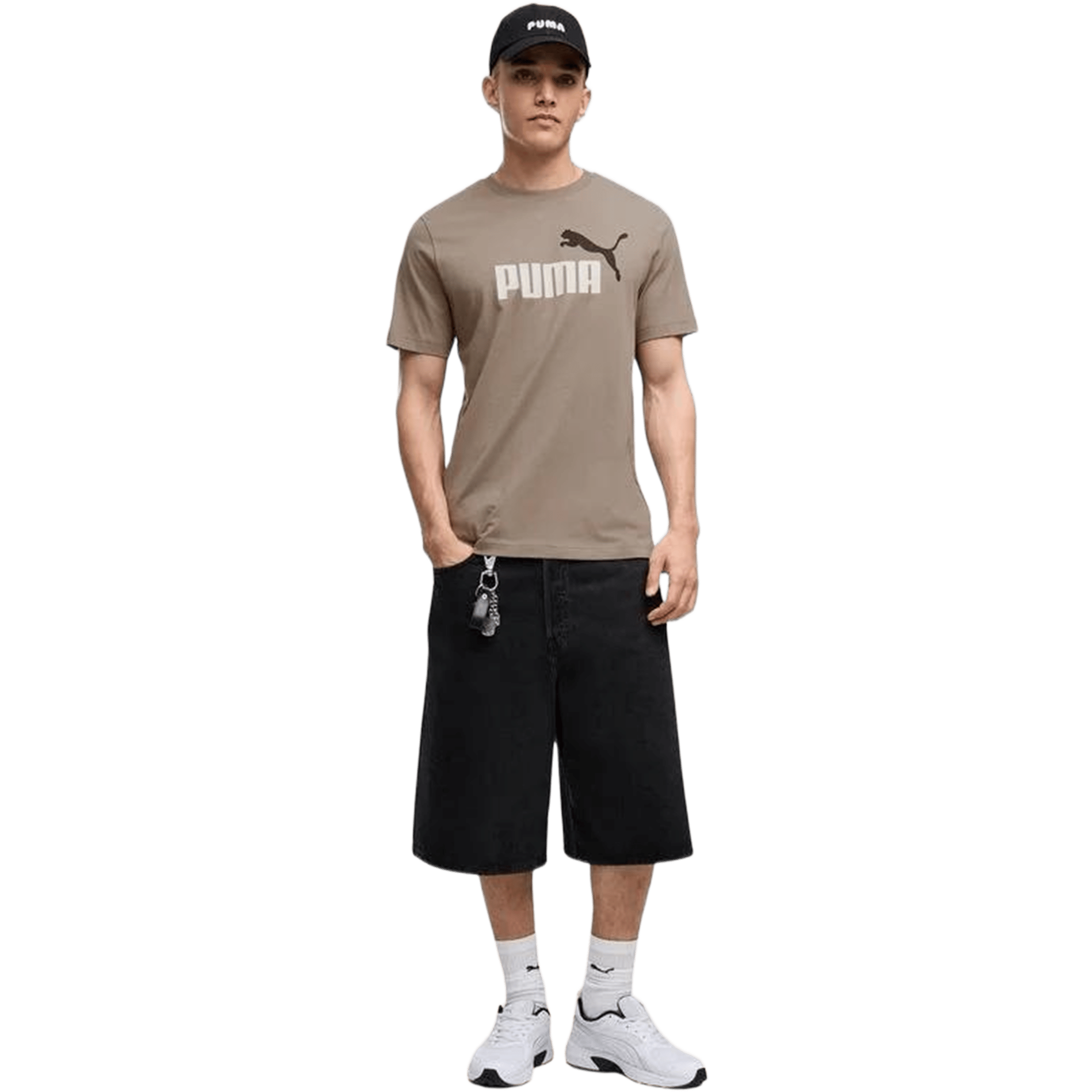 Mens Puma Essentials 2 Colour No. 1 Logo Tee