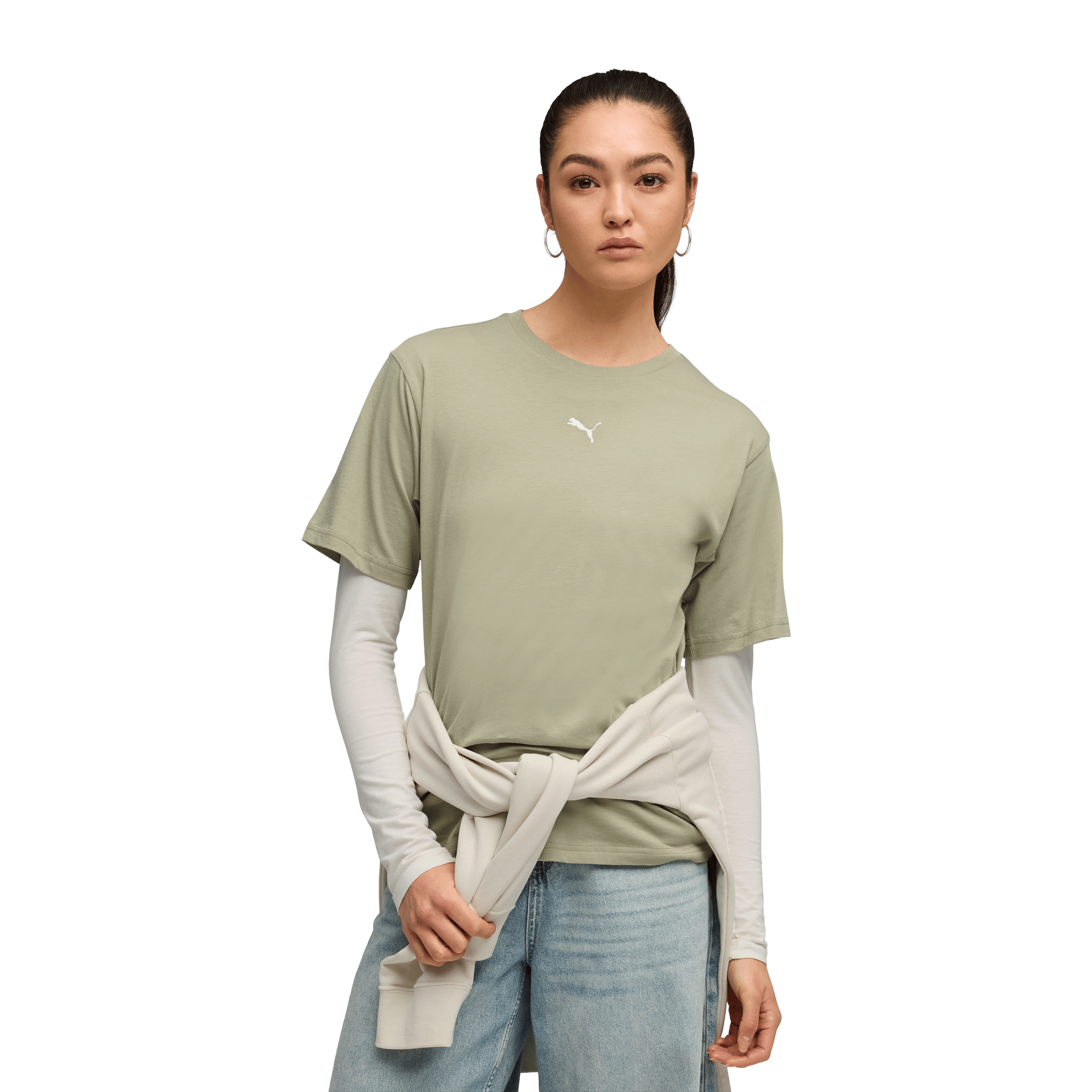 Womens Puma Essentials Relaxed Tee